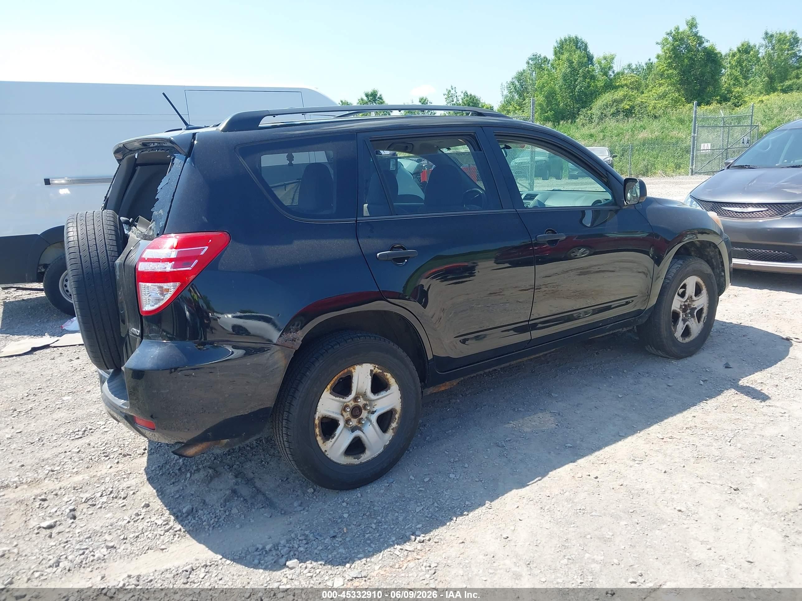 2012 Toyota Rav4   Black vin: 2T3BF4DV7CW218411