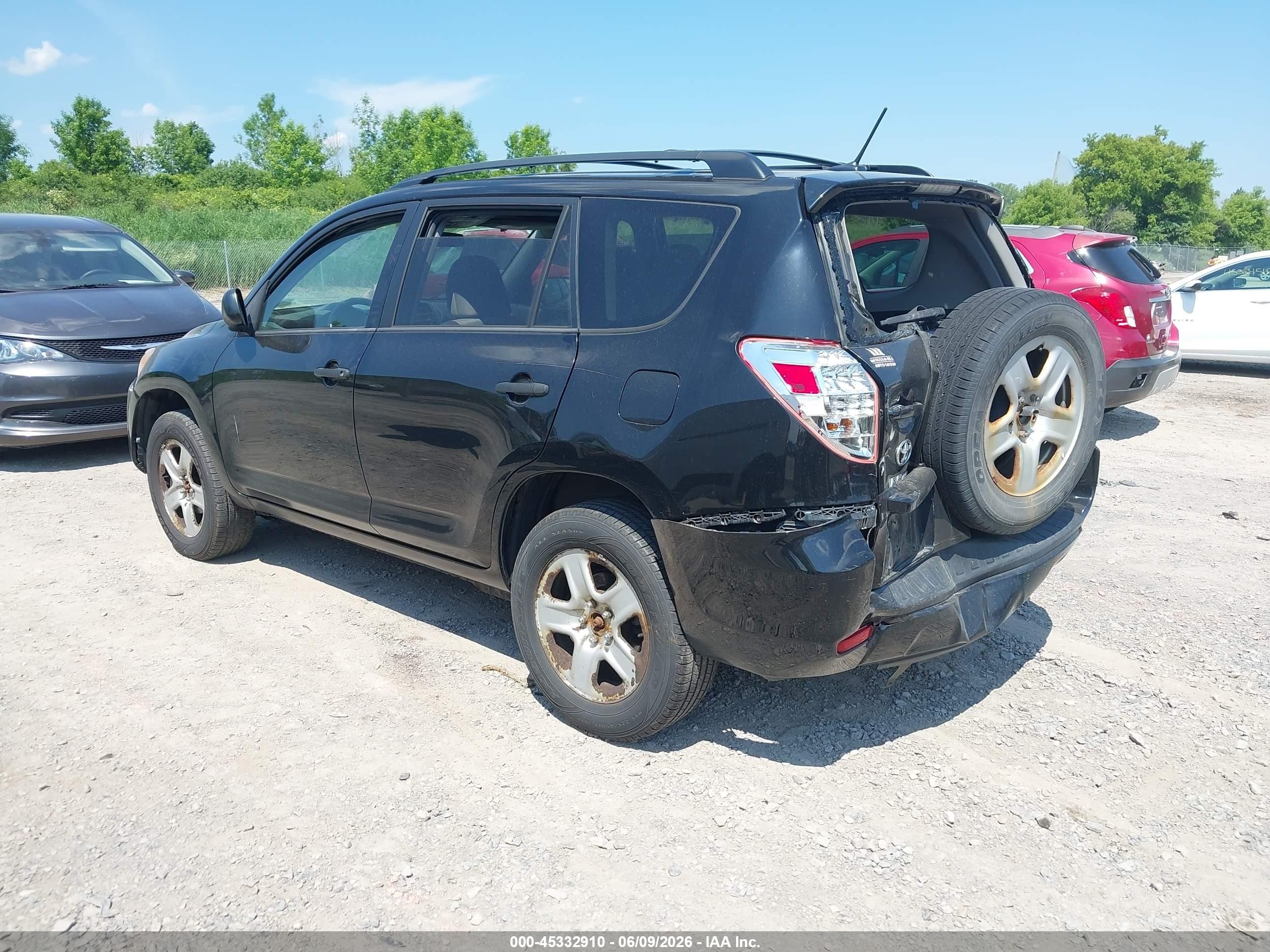 2012 Toyota Rav4   Black vin: 2T3BF4DV7CW218411