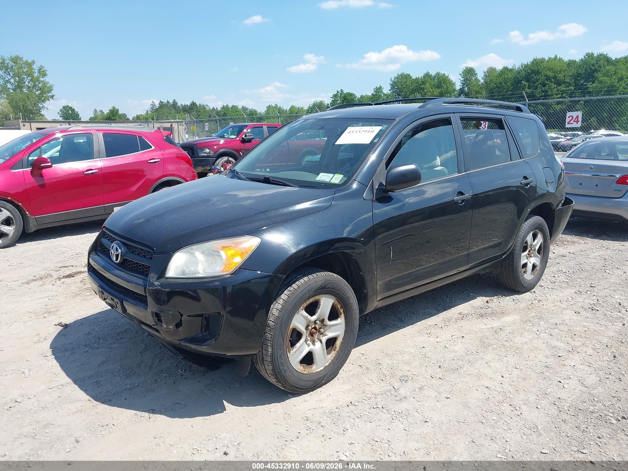 2012 Toyota Rav4   Black vin: 2T3BF4DV7CW218411