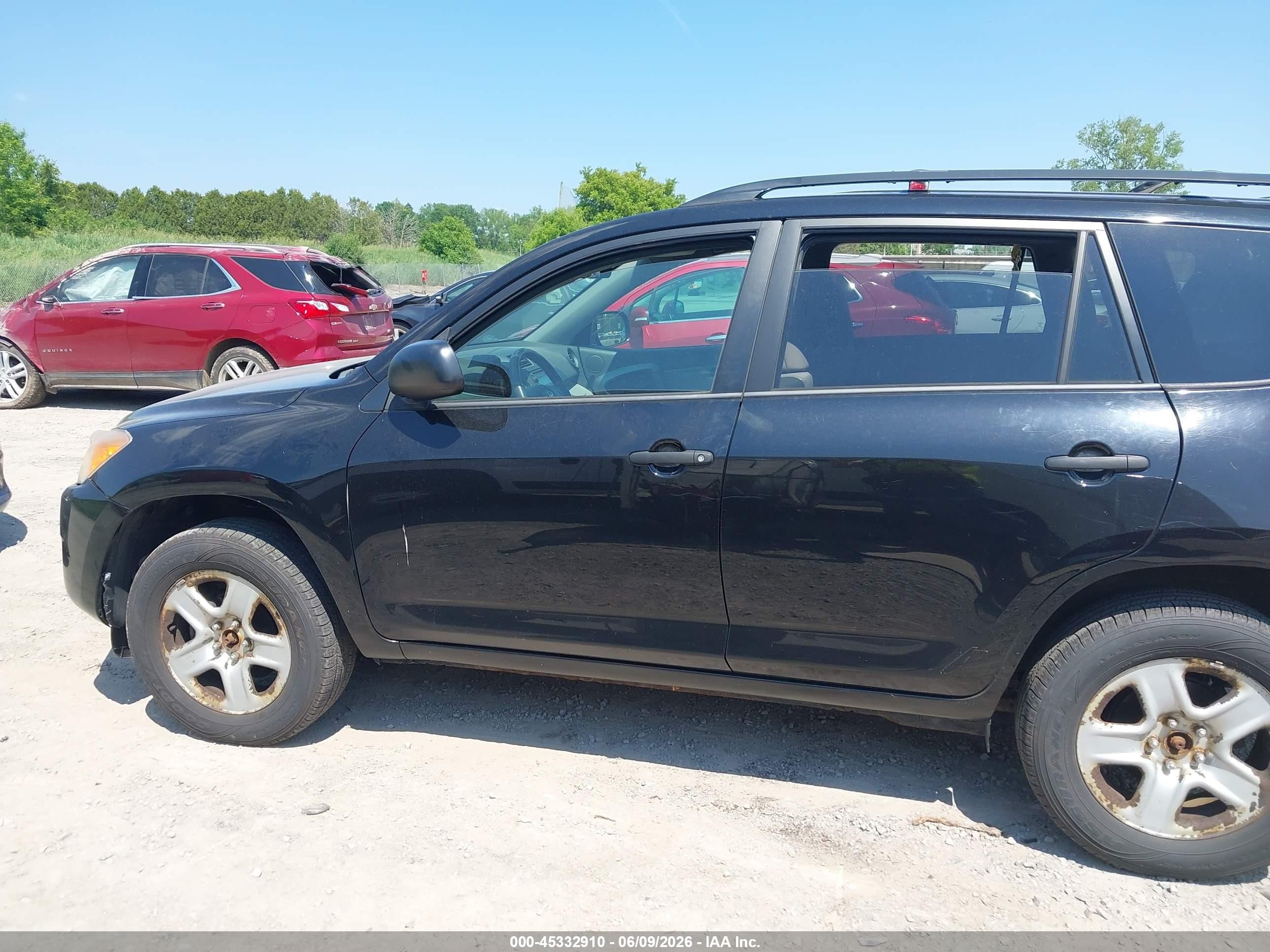 2012 Toyota Rav4   Black vin: 2T3BF4DV7CW218411