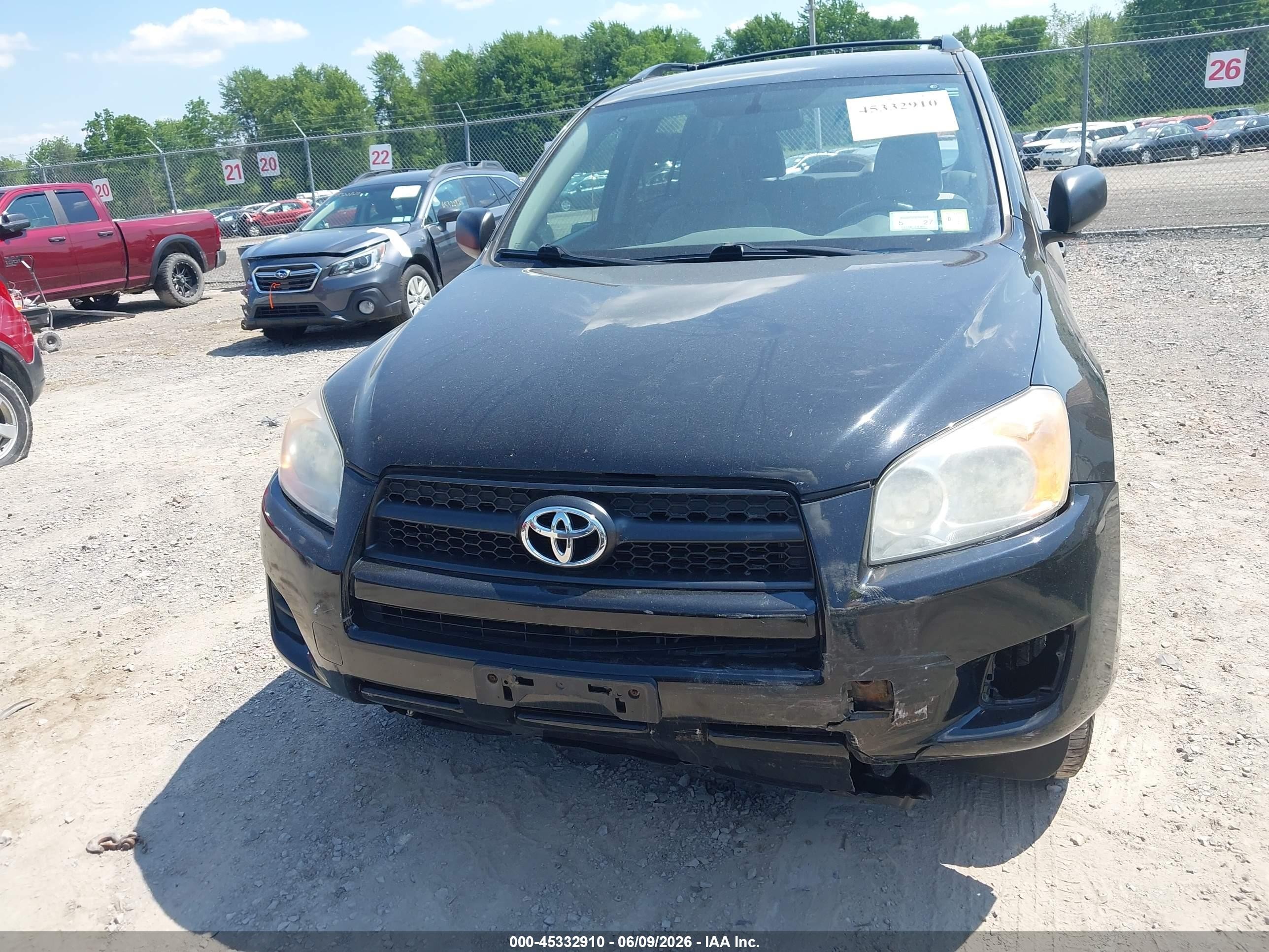 2012 Toyota Rav4   Black vin: 2T3BF4DV7CW218411