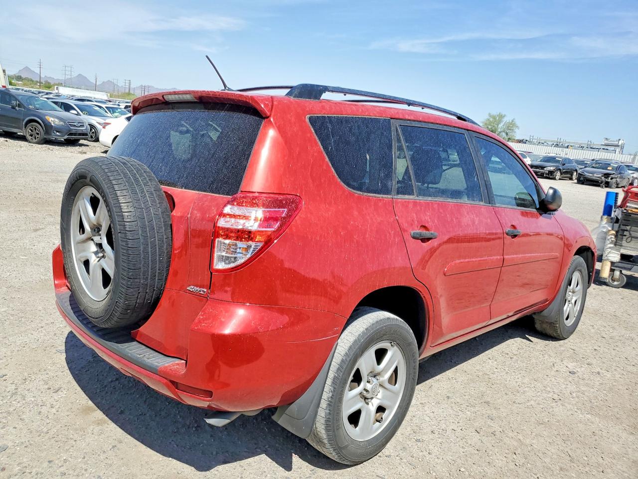 2012 Toyota Rav4 Base Red vin: 2T3BF4DV7CW218621