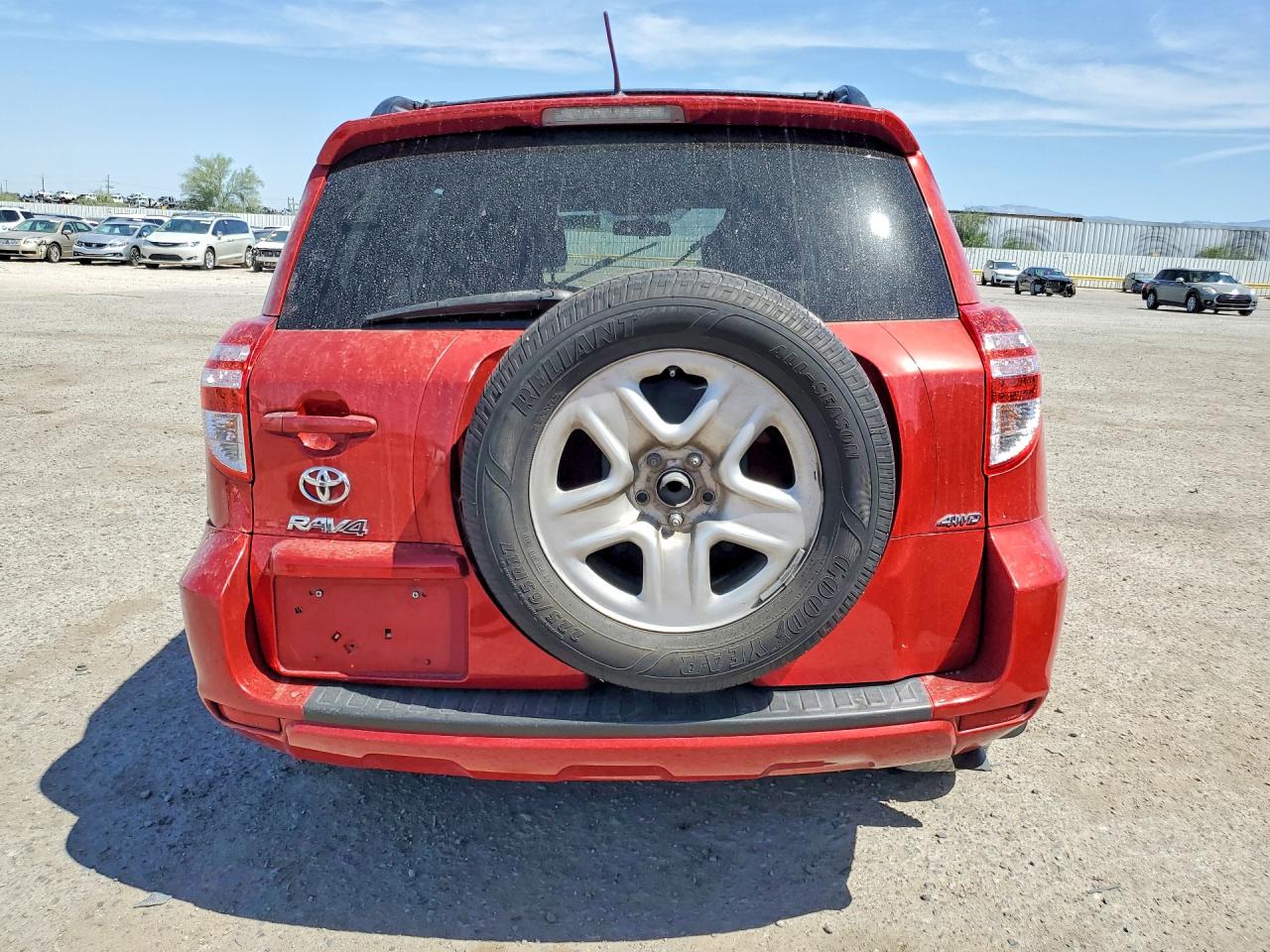 2012 Toyota Rav4 Base Red vin: 2T3BF4DV7CW218621