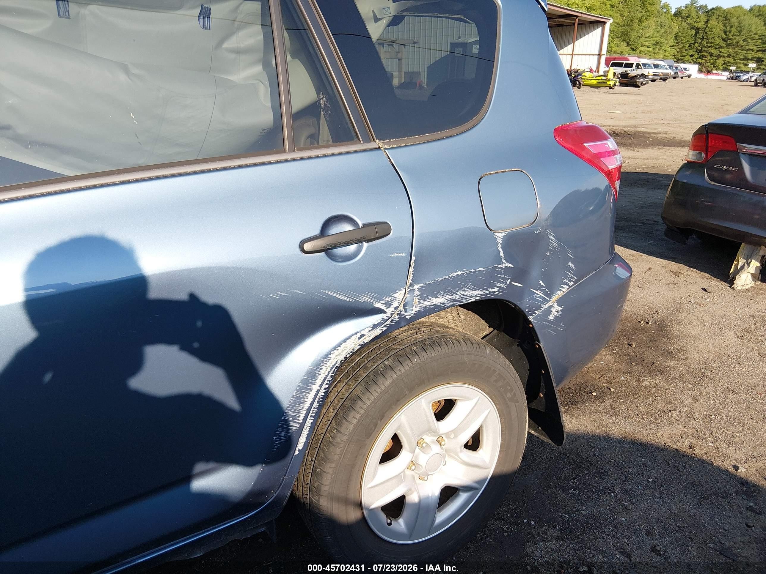 2012 Toyota Rav4   Синий vin: 2T3BF4DV7CW222474