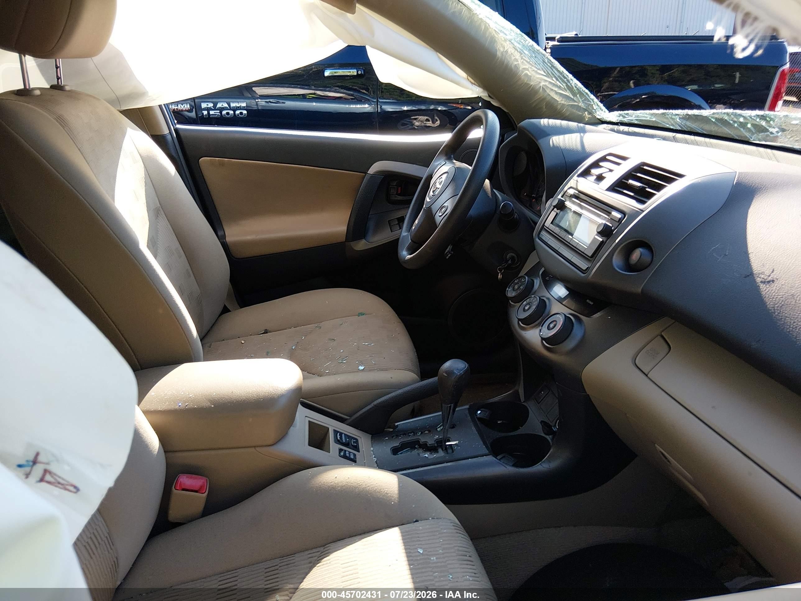 2012 Toyota Rav4   Синий vin: 2T3BF4DV7CW222474