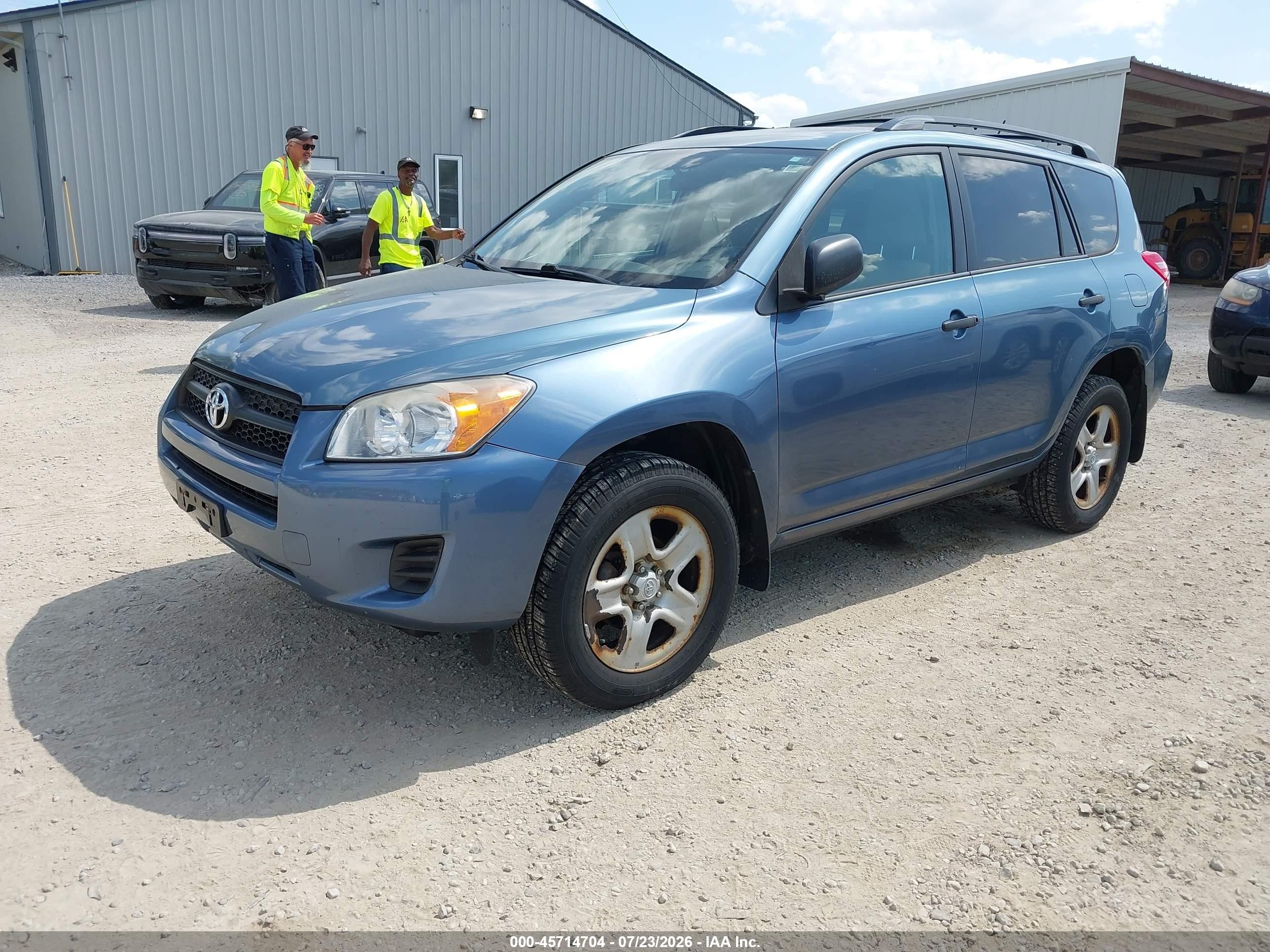 2012 Toyota Rav4   Blue vin: 2T3BF4DV7CW243857