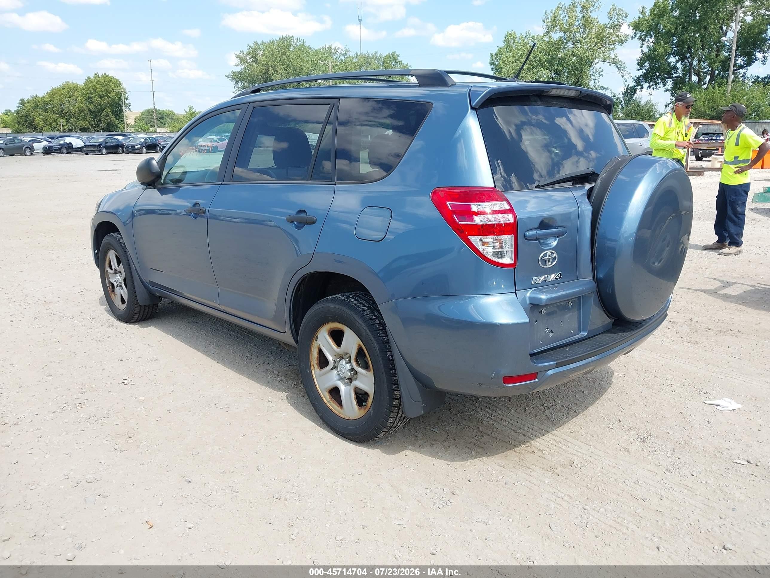 2012 Toyota Rav4   Blue vin: 2T3BF4DV7CW243857