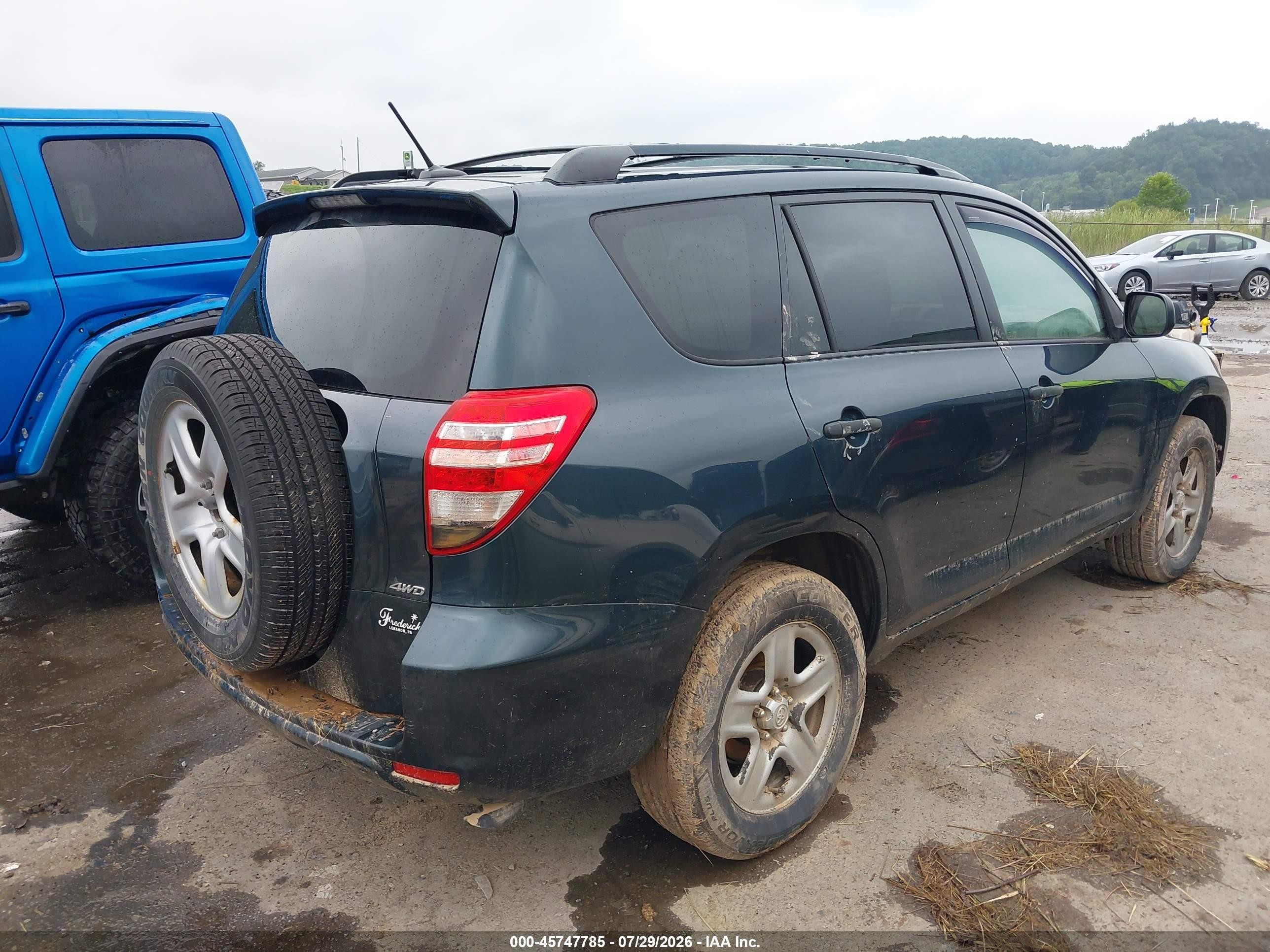 2012 Toyota Rav4   Gray vin: 2T3BF4DV7CW245432