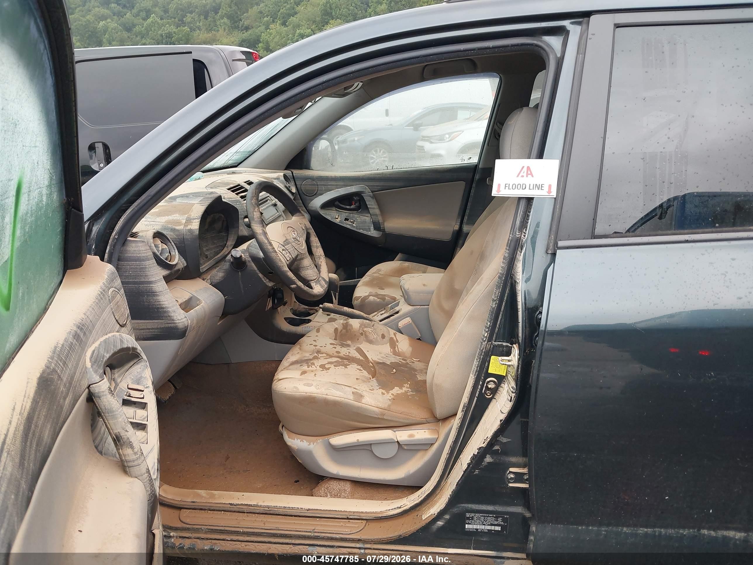 2012 Toyota Rav4   Gray vin: 2T3BF4DV7CW245432