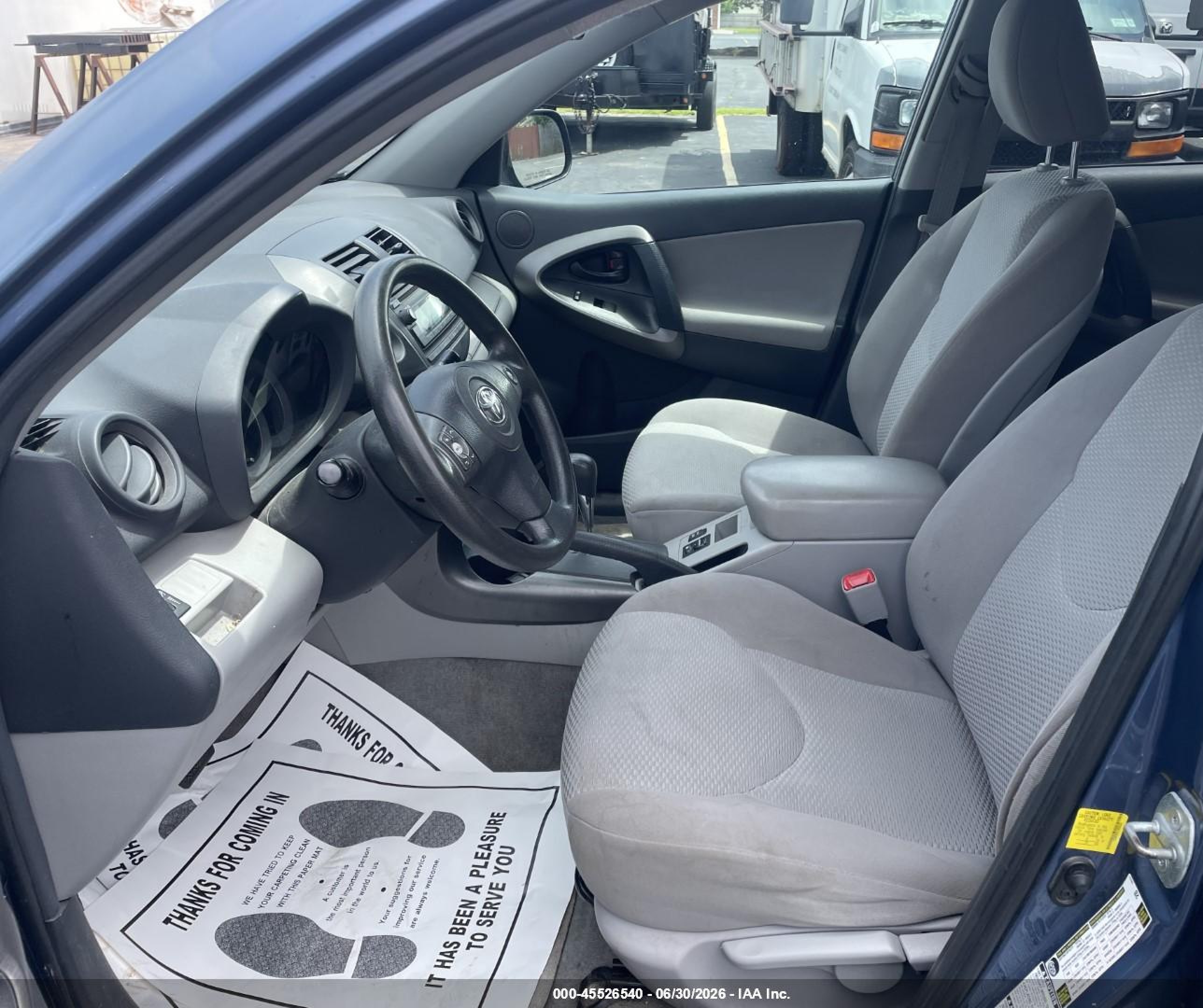 2012 Toyota Rav4   Blue vin: 2T3BF4DV7CW258259