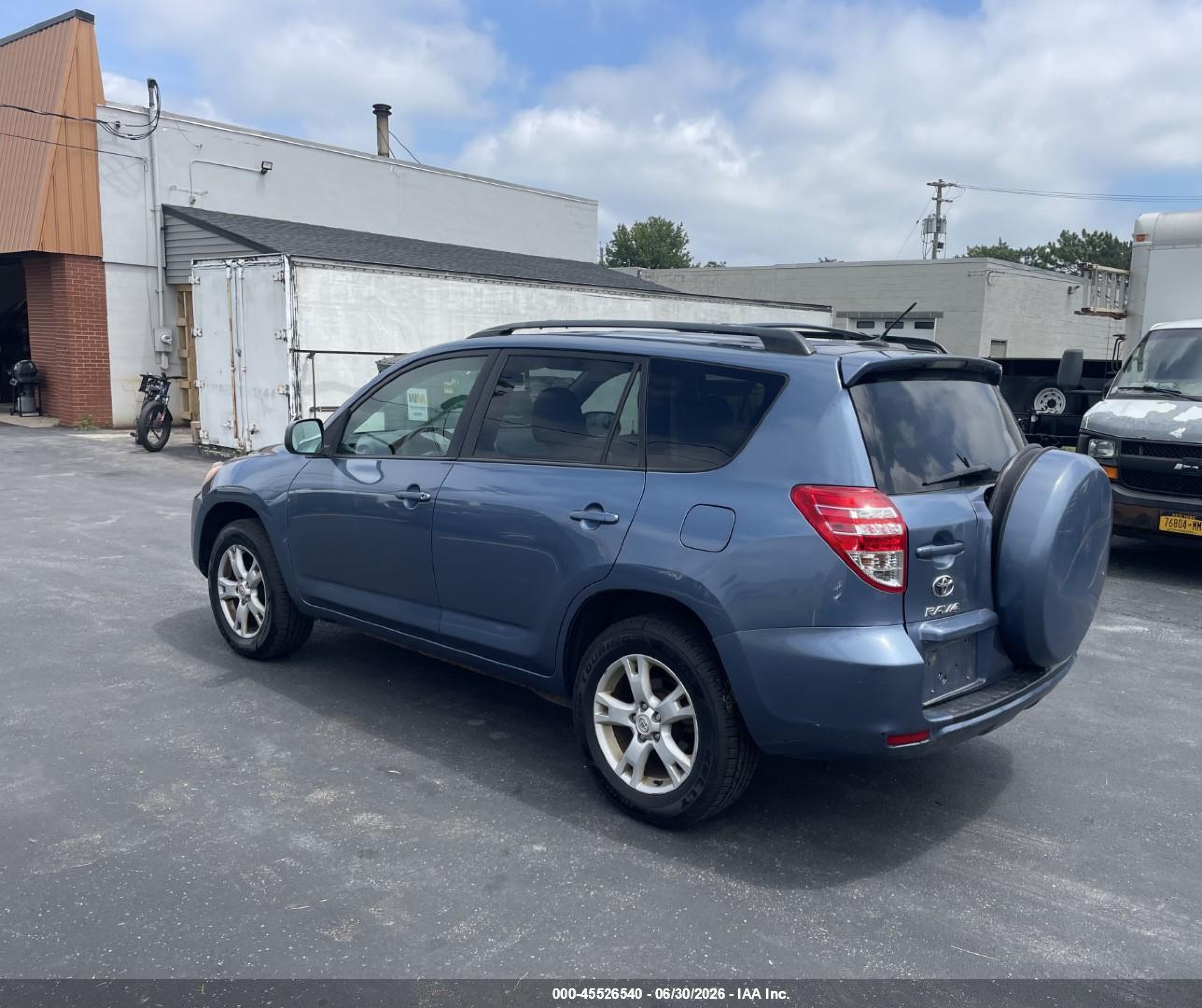 2012 Toyota Rav4   Blue vin: 2T3BF4DV7CW258259