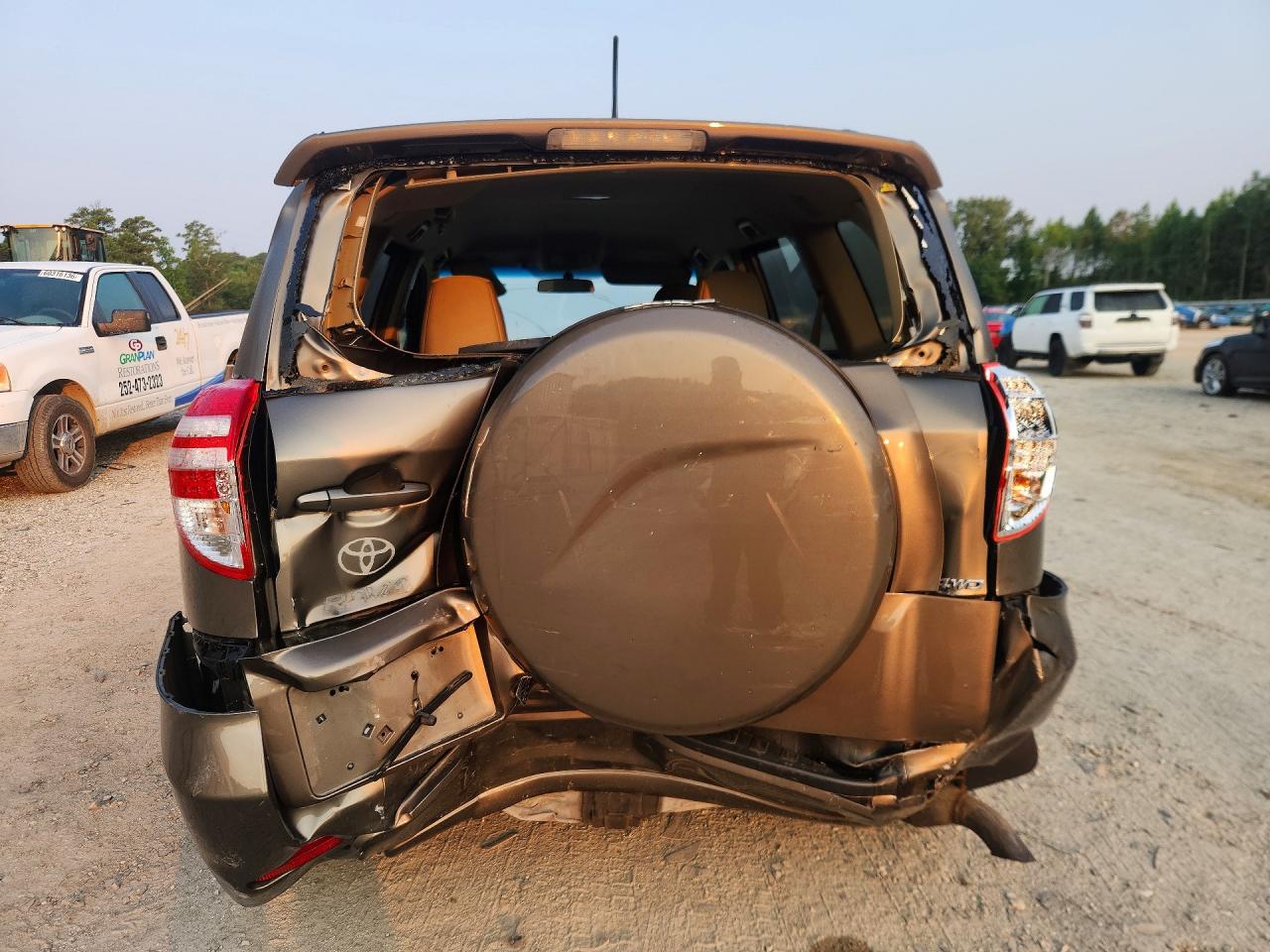 2012 Toyota Rav4 Base Brown vin: 2T3BF4DV7CW265812