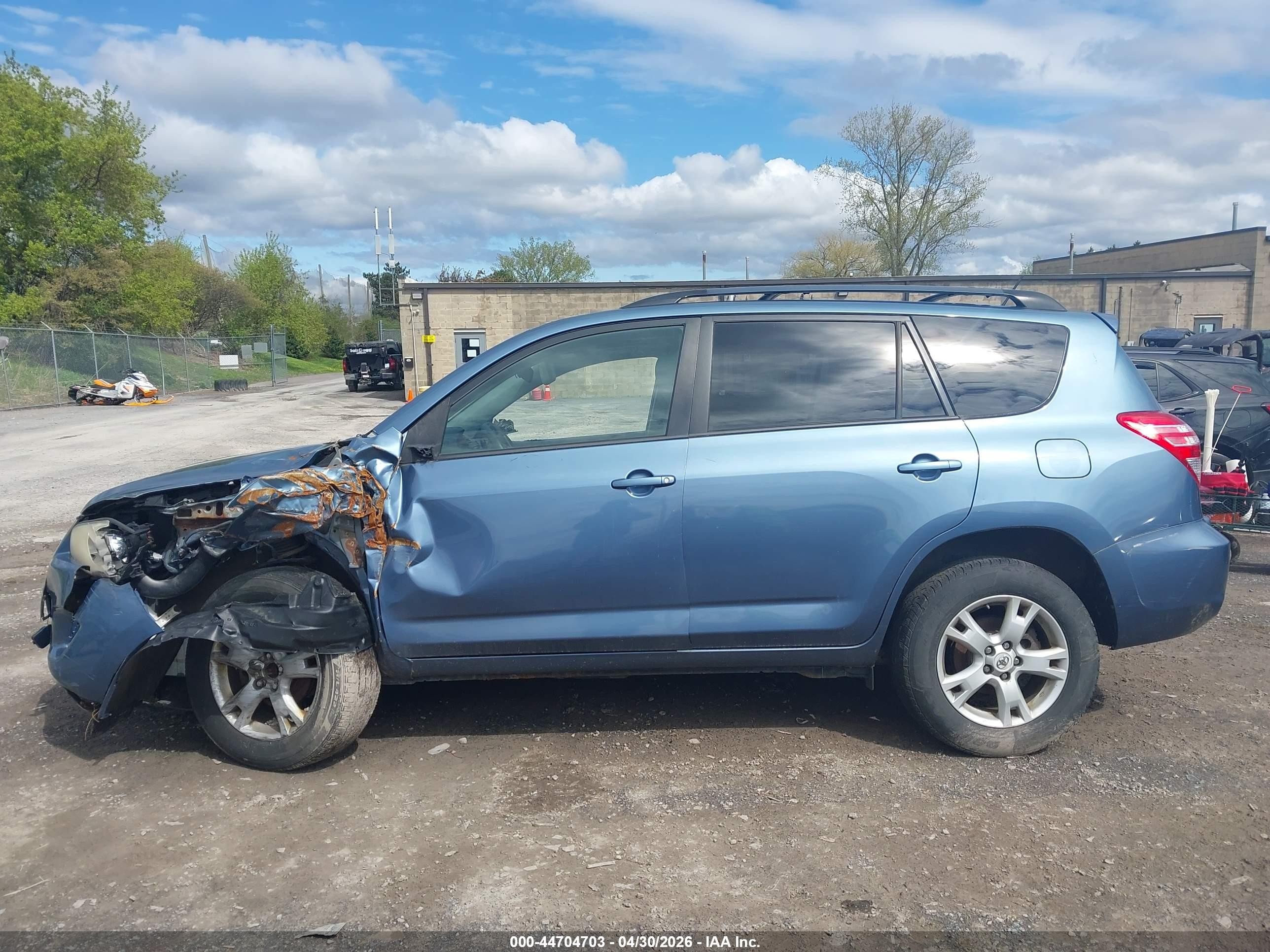 2012 Toyota Rav4 Blue vin: 2T3BF4DV7CW269309