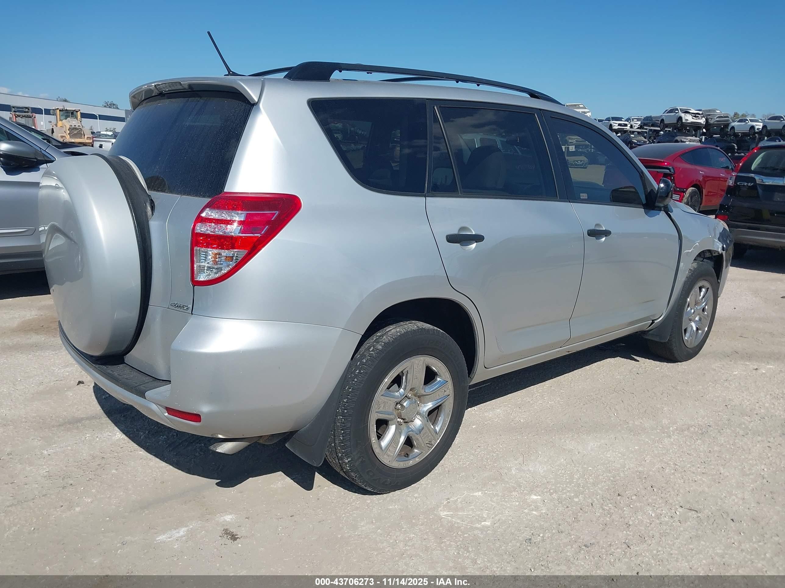 2010 Toyota Rav4   Silver vin: 2T3BF4DV8AW052302