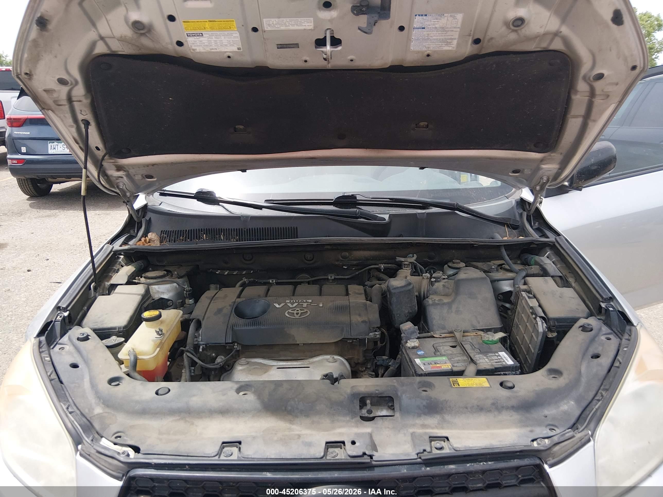 2010 Toyota Rav4   Silver vin: 2T3BF4DV8AW080827