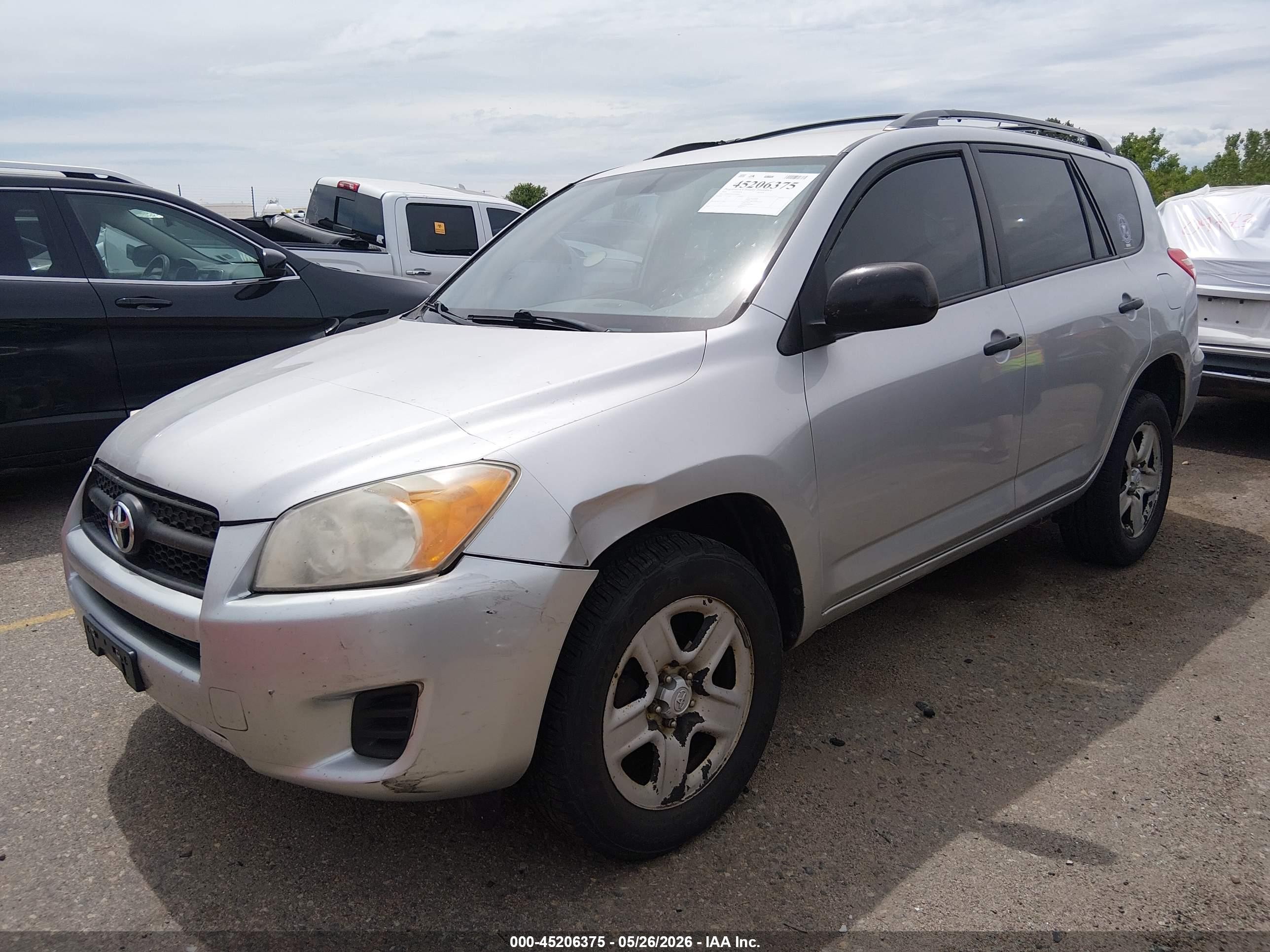 2010 Toyota Rav4   Silver vin: 2T3BF4DV8AW080827