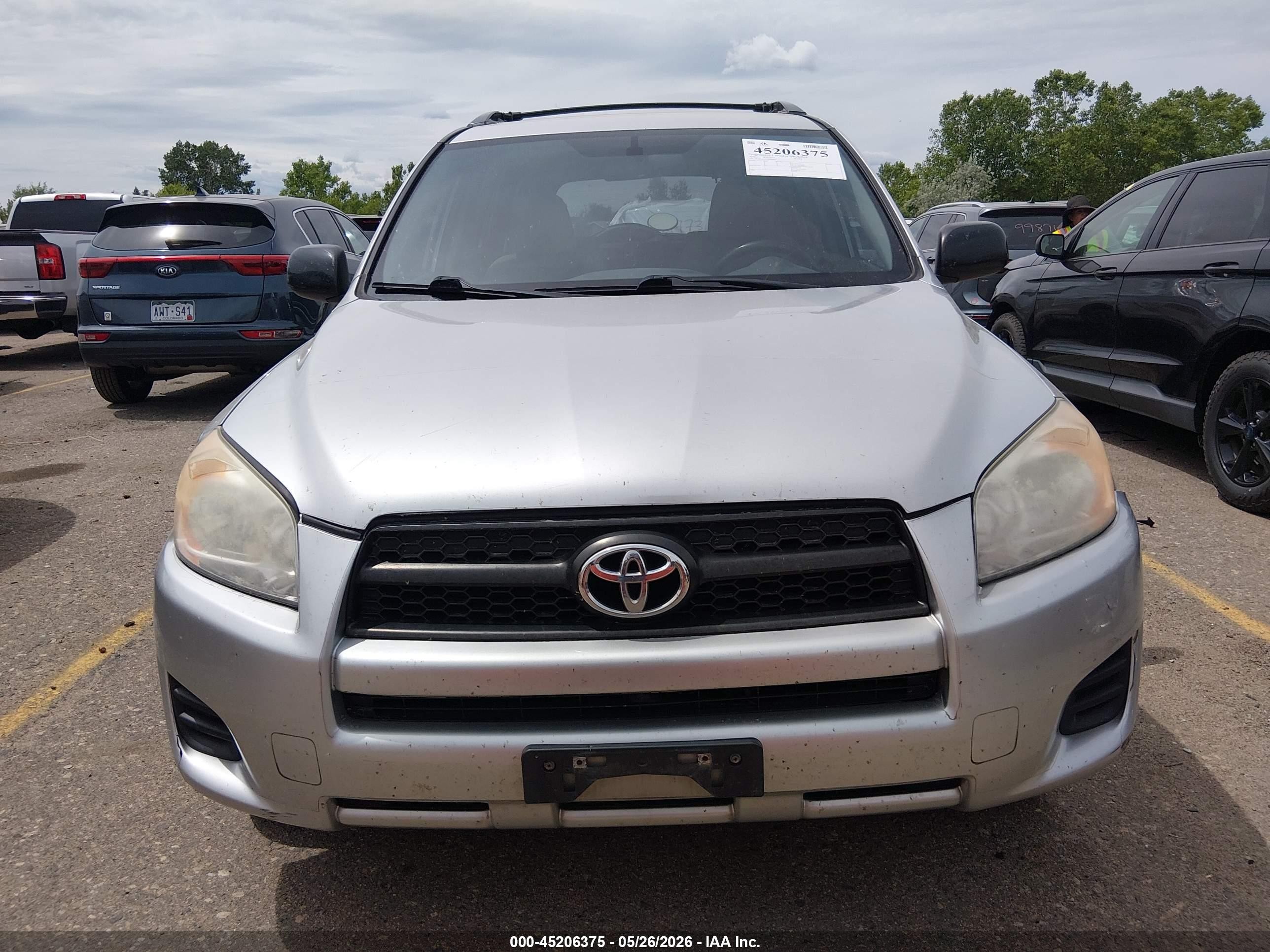 2010 Toyota Rav4   Silver vin: 2T3BF4DV8AW080827