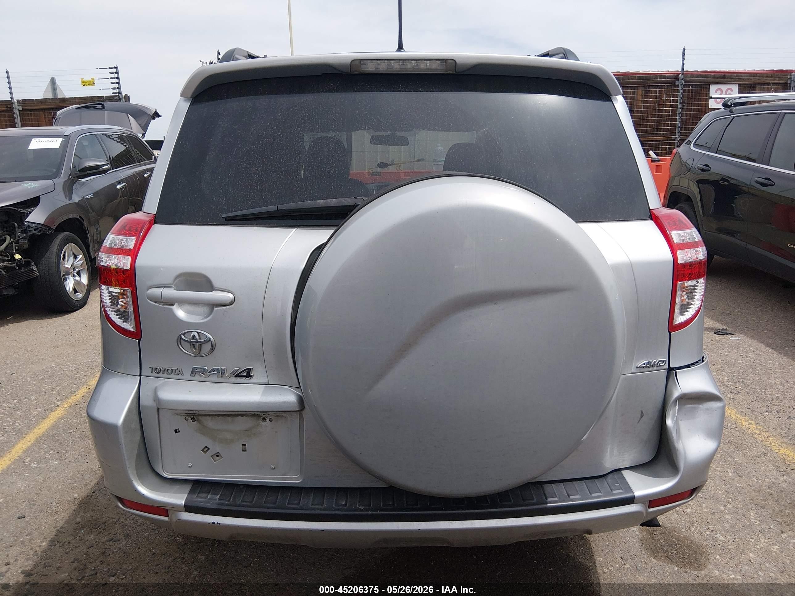 2010 Toyota Rav4   Silver vin: 2T3BF4DV8AW080827