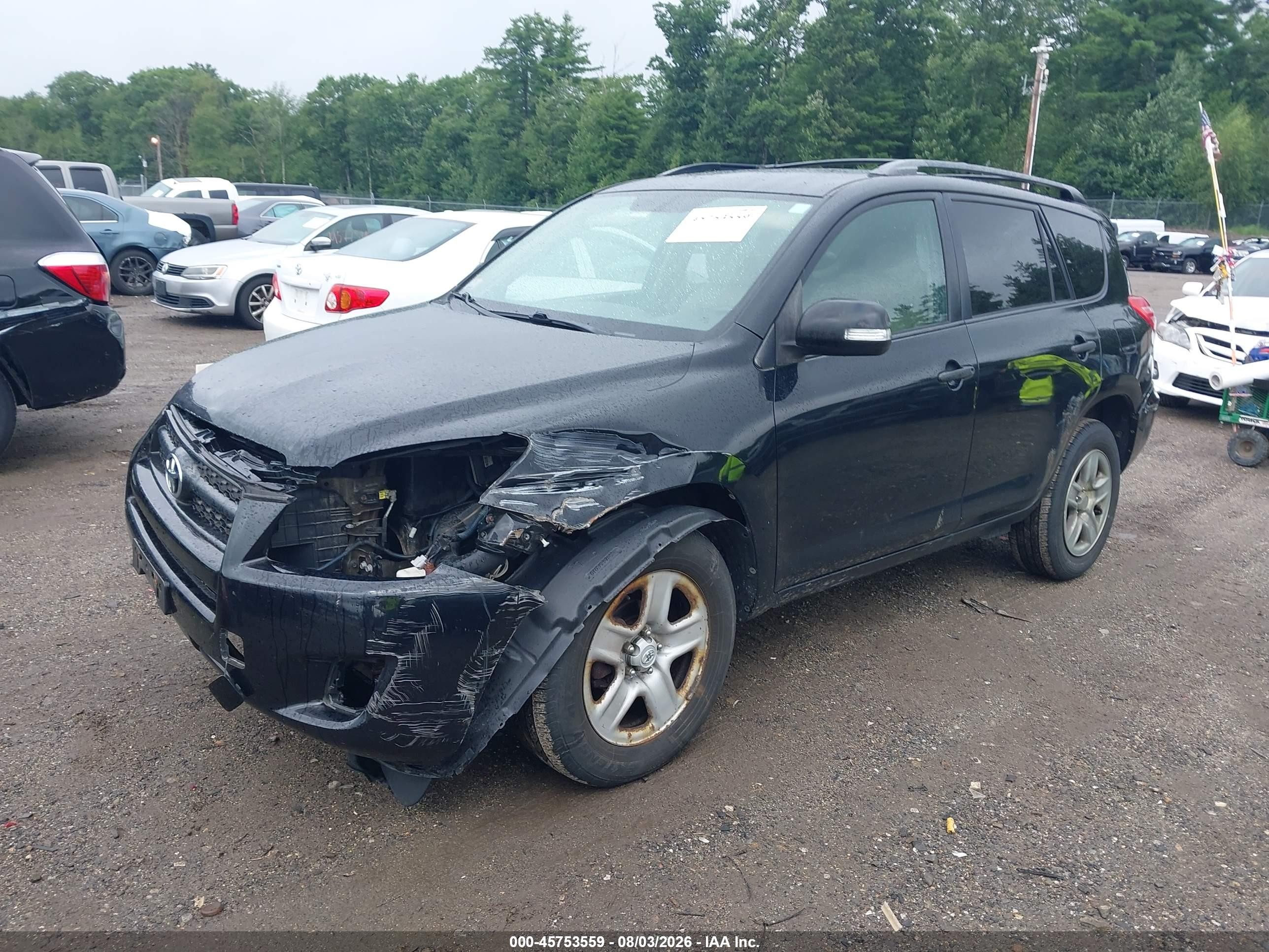 2011 Toyota Rav4   Black vin: 2T3BF4DV8BW089836