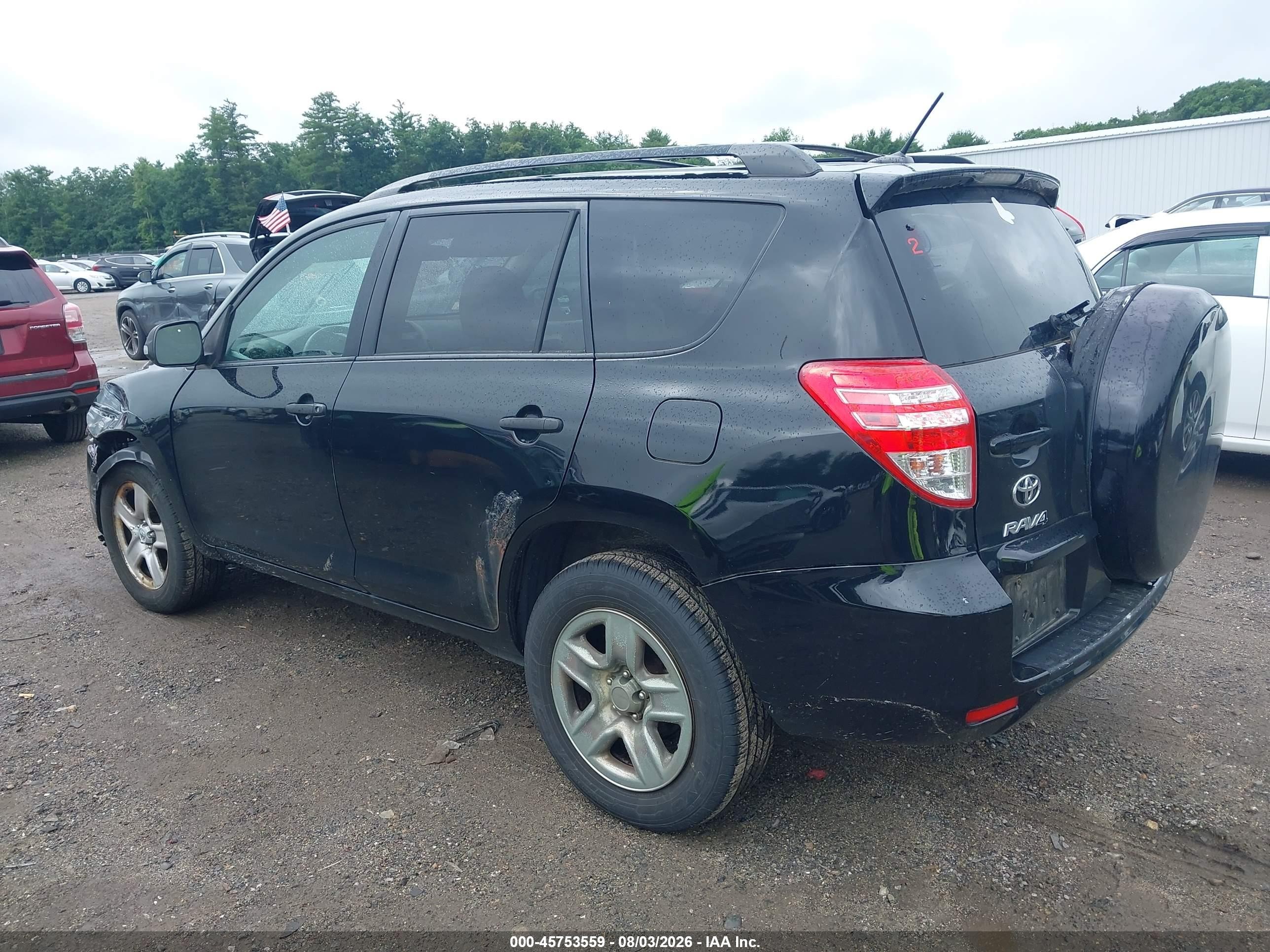 2011 Toyota Rav4   Black vin: 2T3BF4DV8BW089836