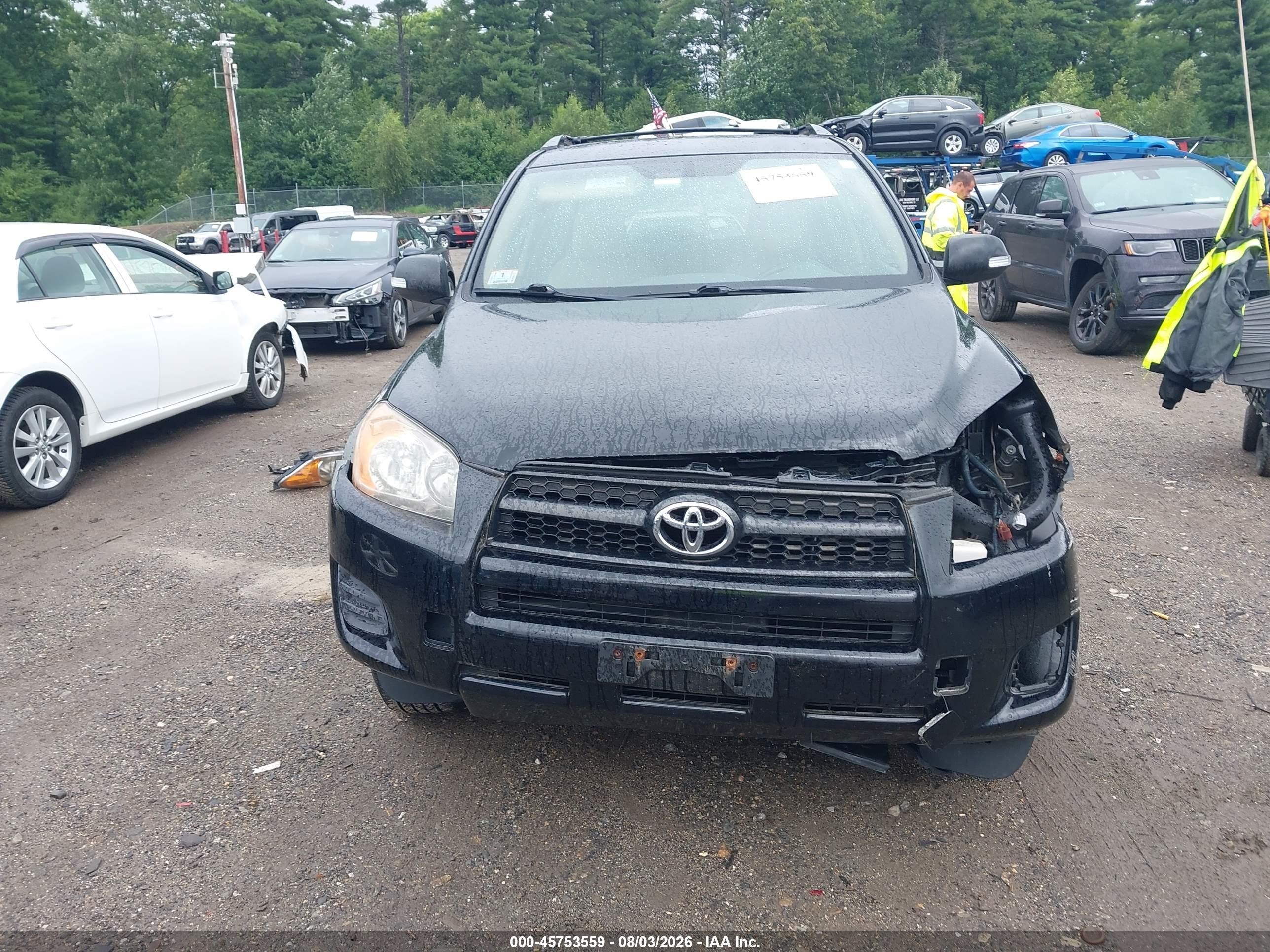 2011 Toyota Rav4   Black vin: 2T3BF4DV8BW089836