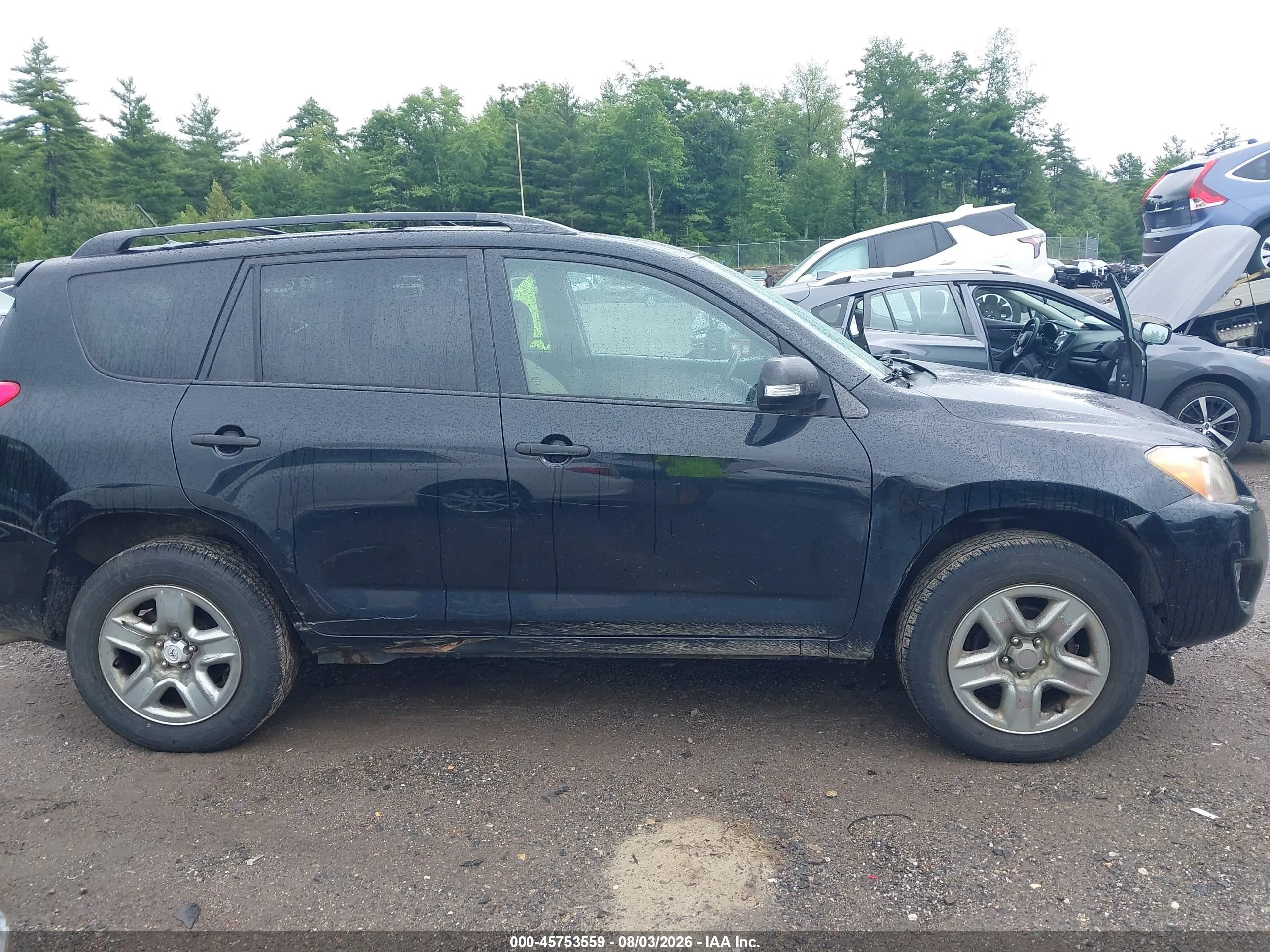 2011 Toyota Rav4   Black vin: 2T3BF4DV8BW089836
