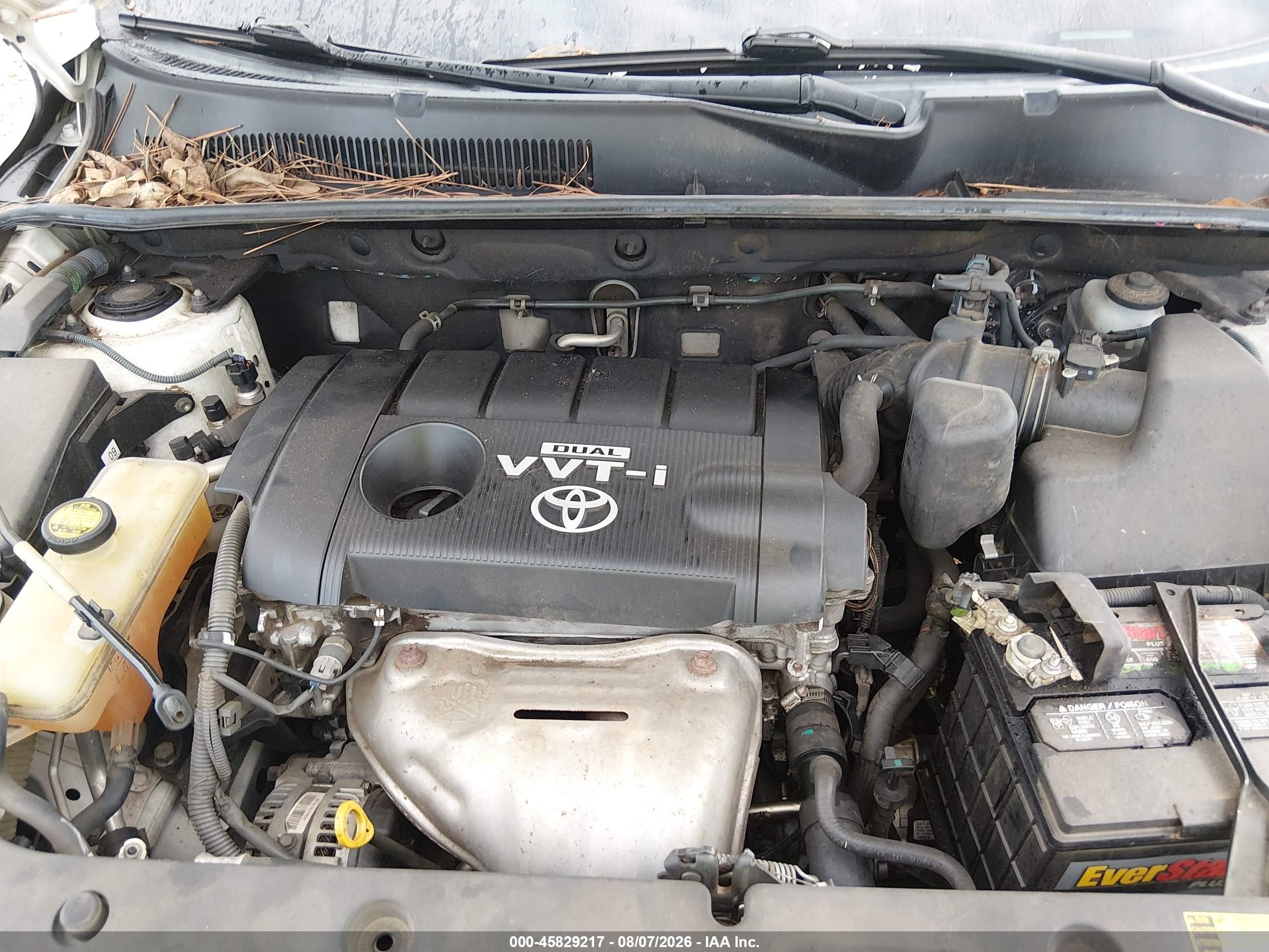 2011 Toyota Rav4   White vin: 2T3BF4DV8BW099802