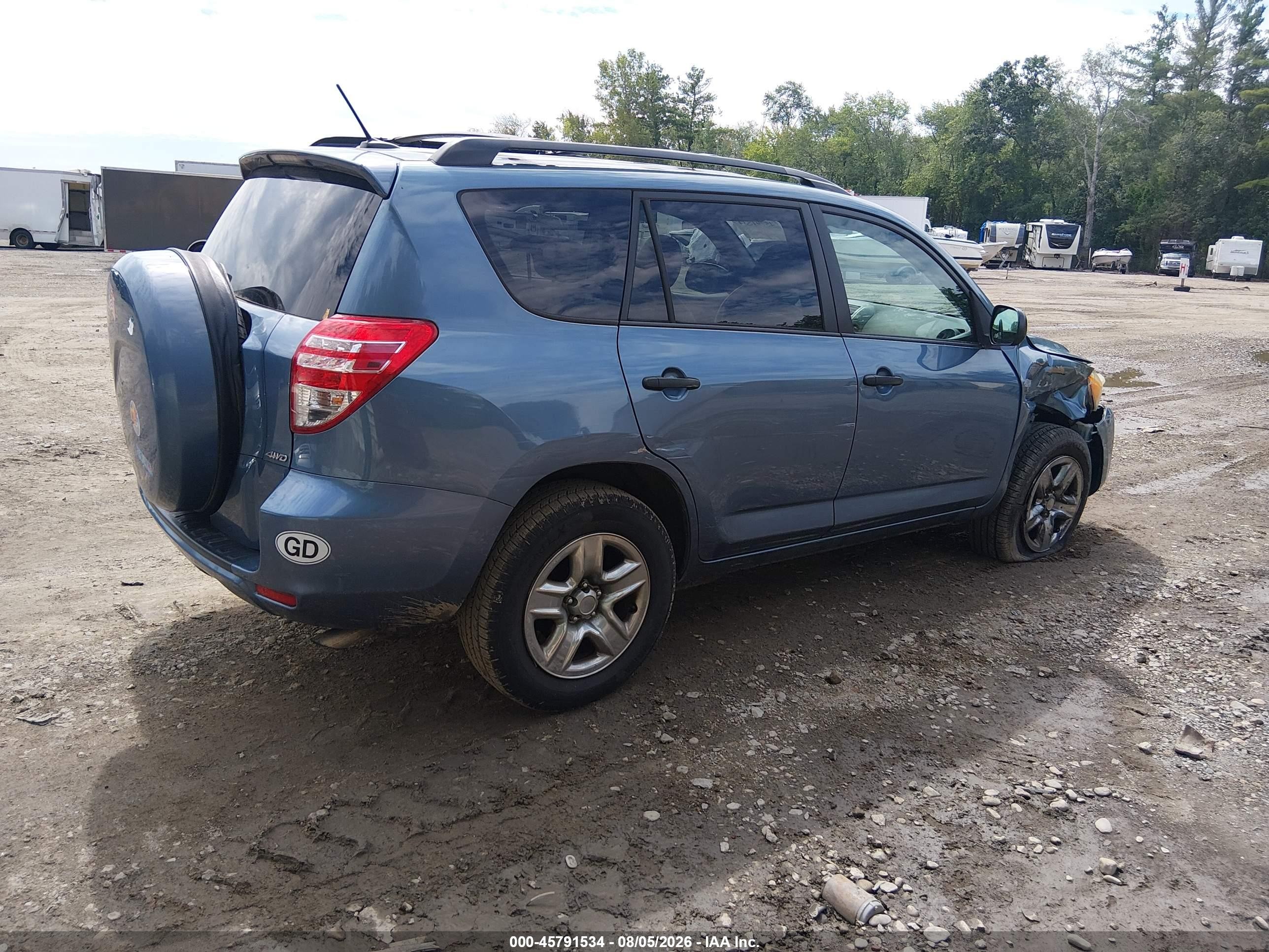 2011 Toyota Rav4   Blue vin: 2T3BF4DV8BW115075
