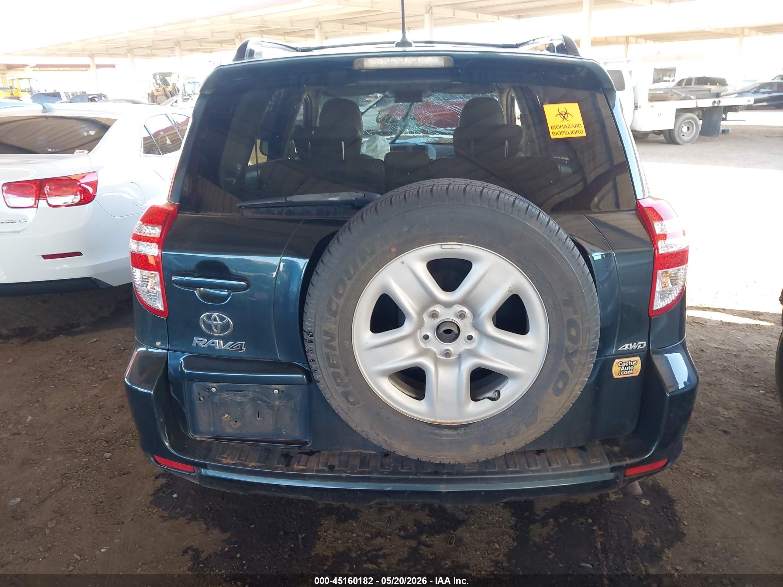 2011 Toyota Rav4   Blue vin: 2T3BF4DV8BW125041