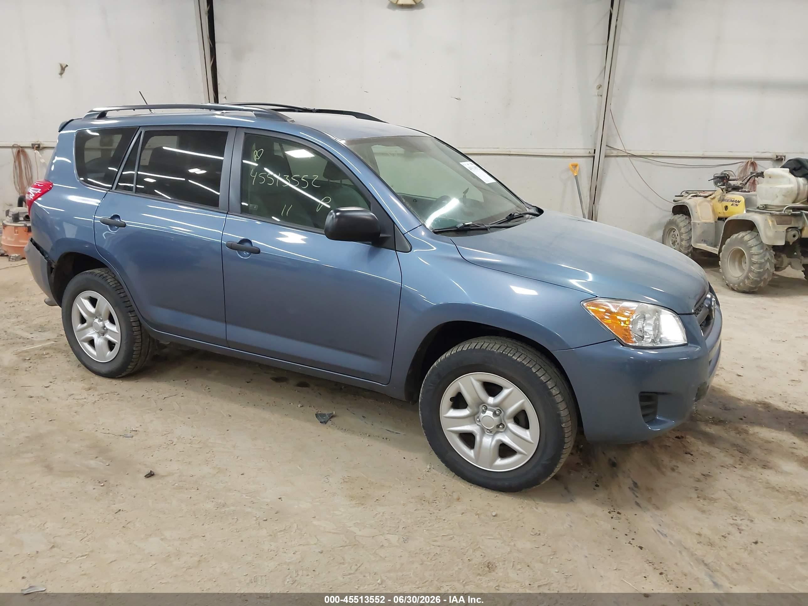 2011 Toyota Rav4   Blue vin: 2T3BF4DV8BW163336