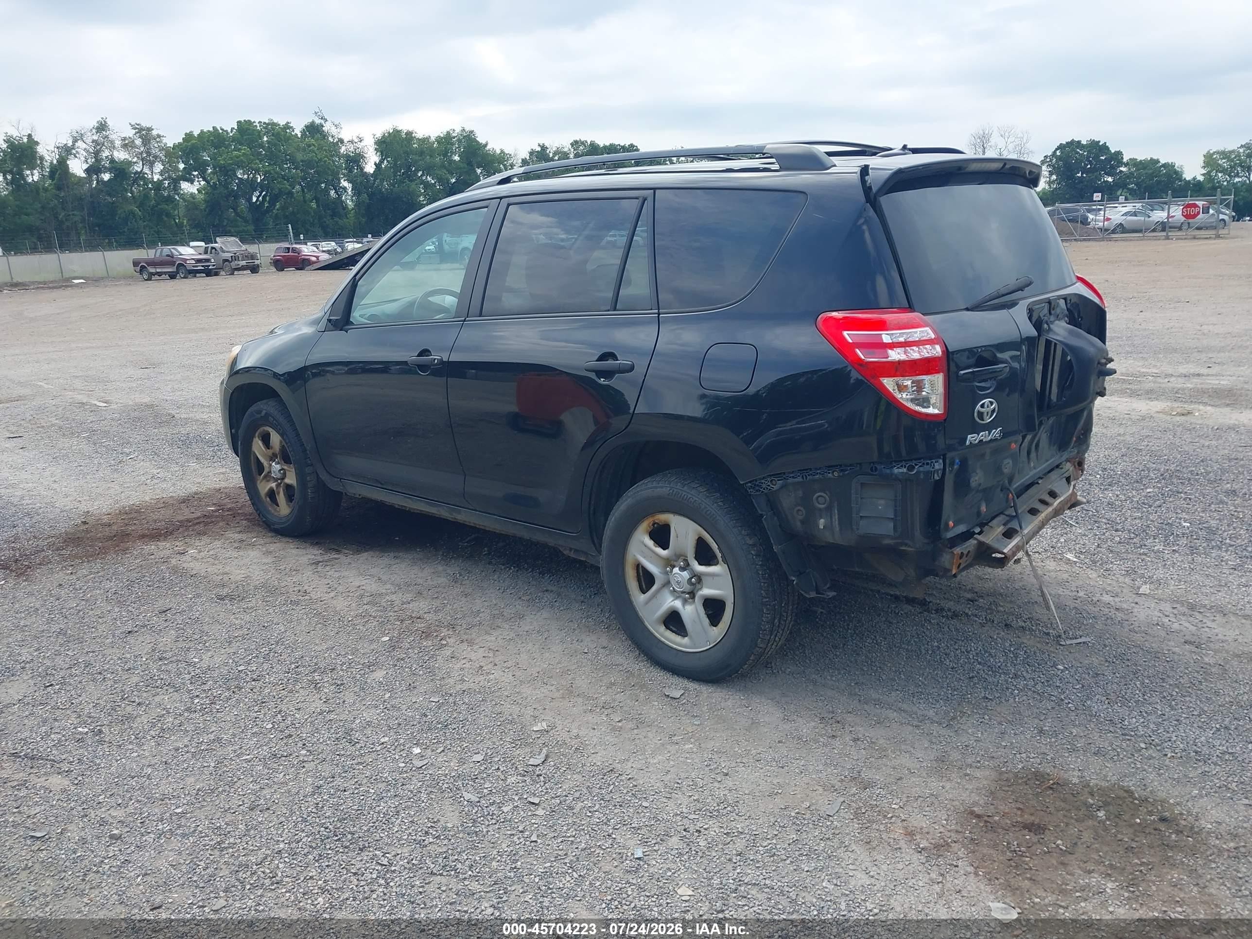 2011 Toyota Rav4   Black vin: 2T3BF4DV8BW174370