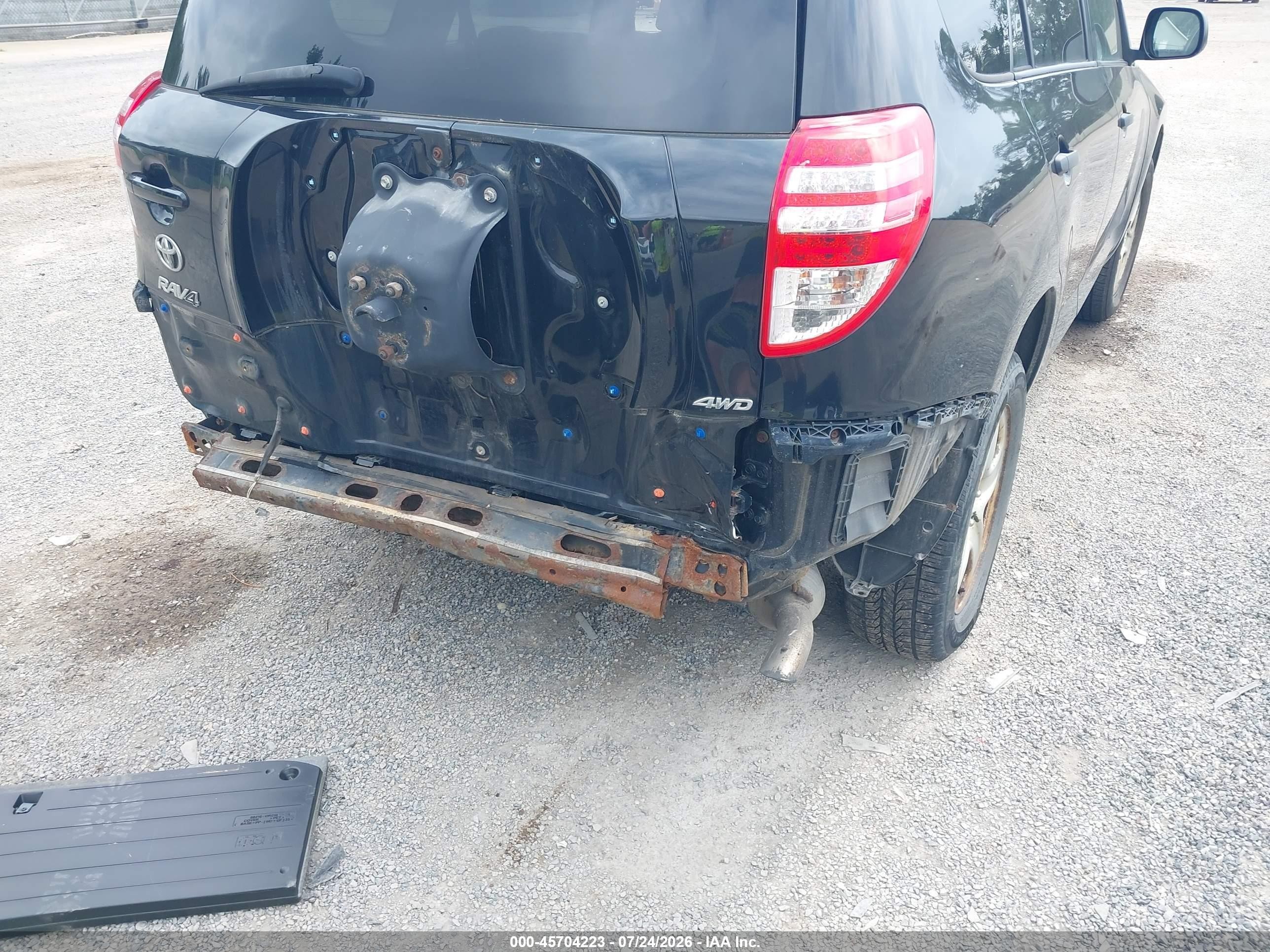2011 Toyota Rav4   Black vin: 2T3BF4DV8BW174370