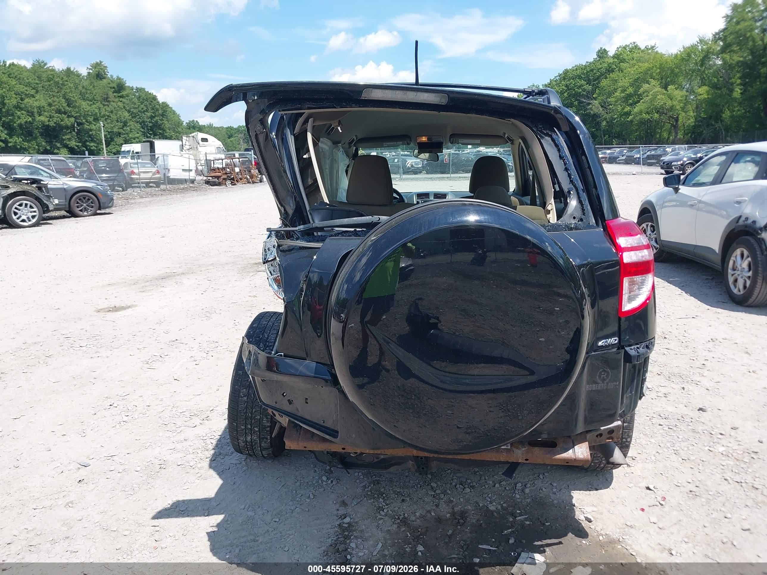 2011 Toyota Rav4   Black vin: 2T3BF4DV8BW175616