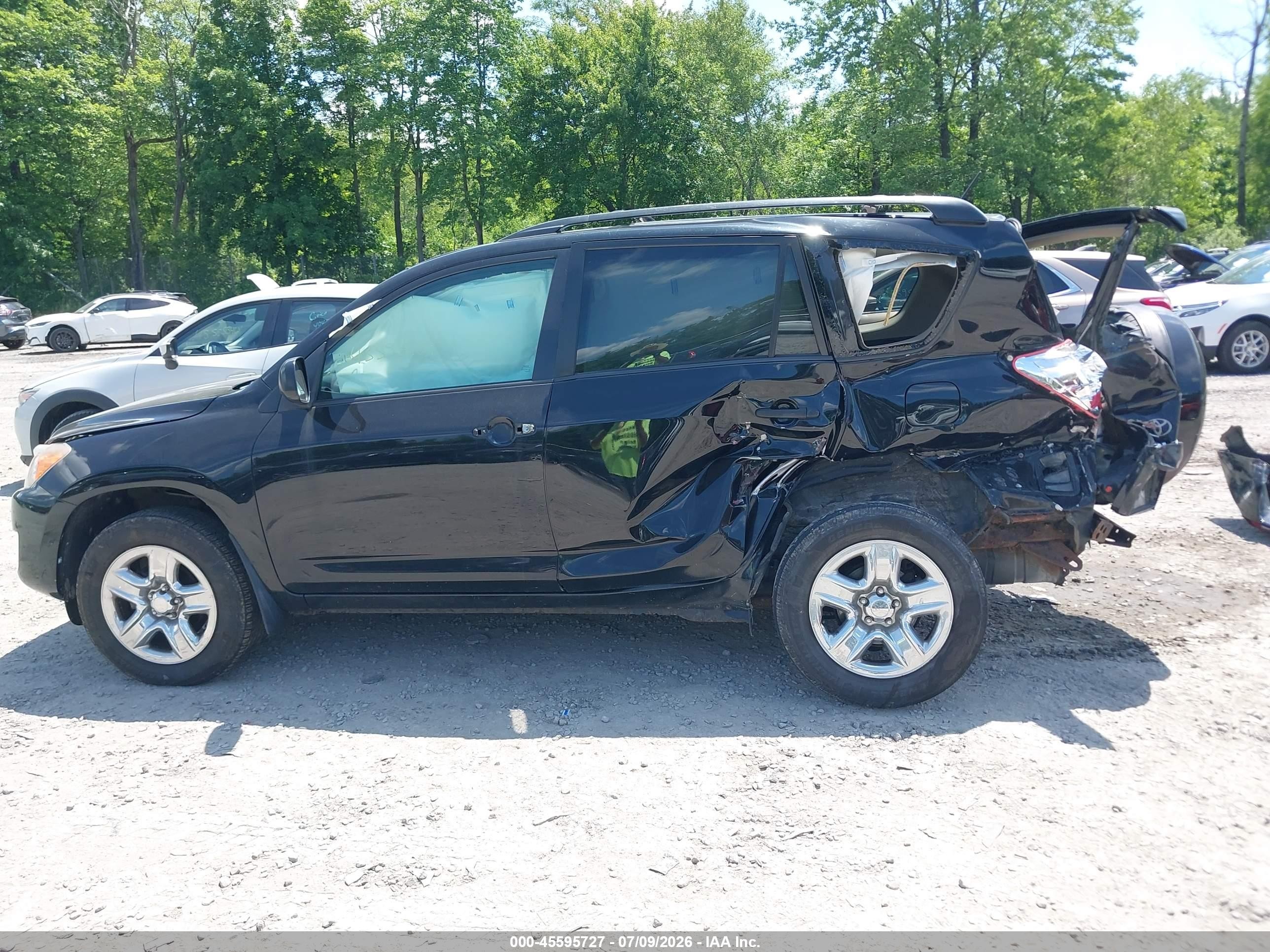 2011 Toyota Rav4   Black vin: 2T3BF4DV8BW175616