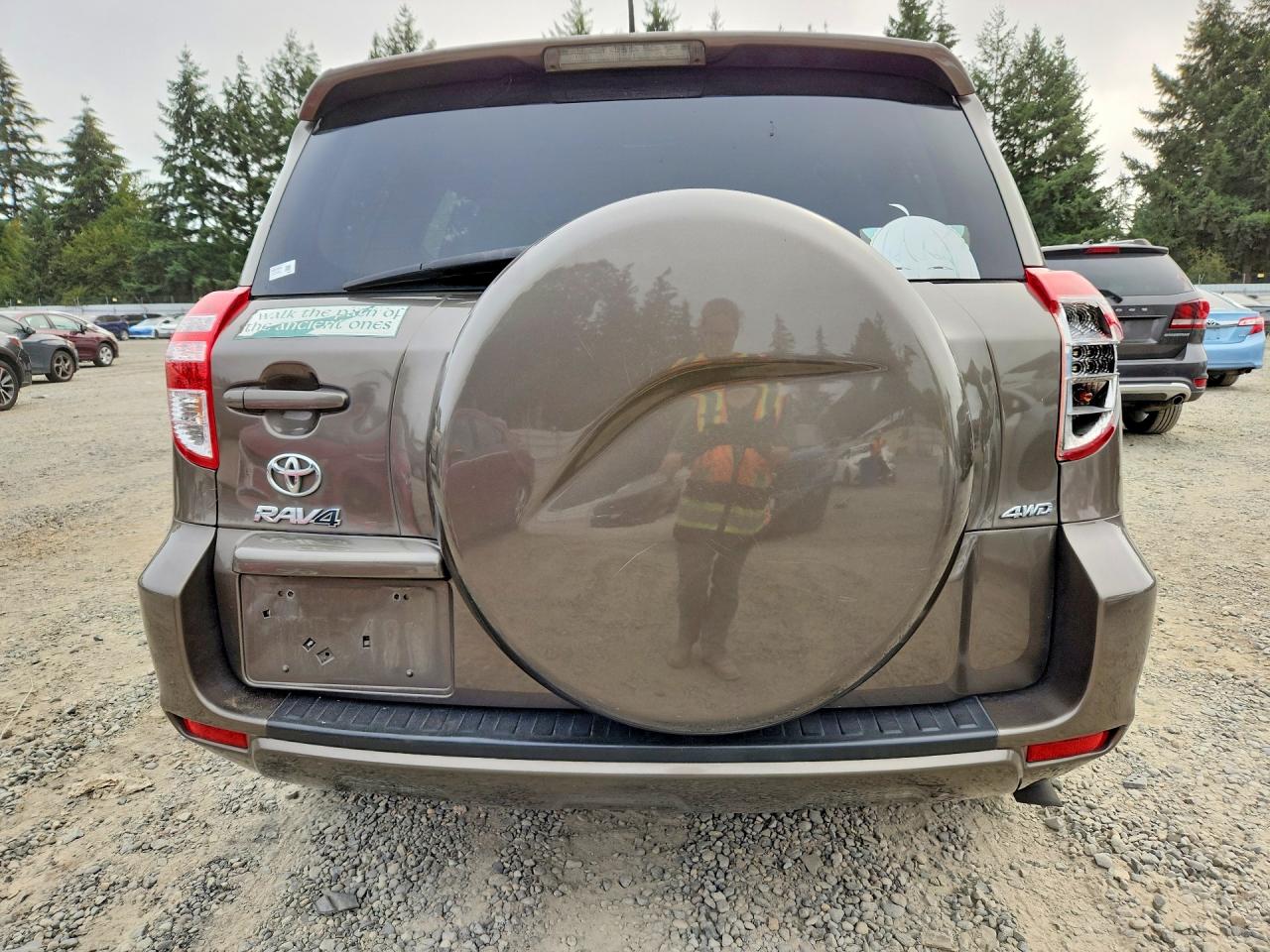 2012 Toyota Rav4 Base Brown vin: 2T3BF4DV8CW186763