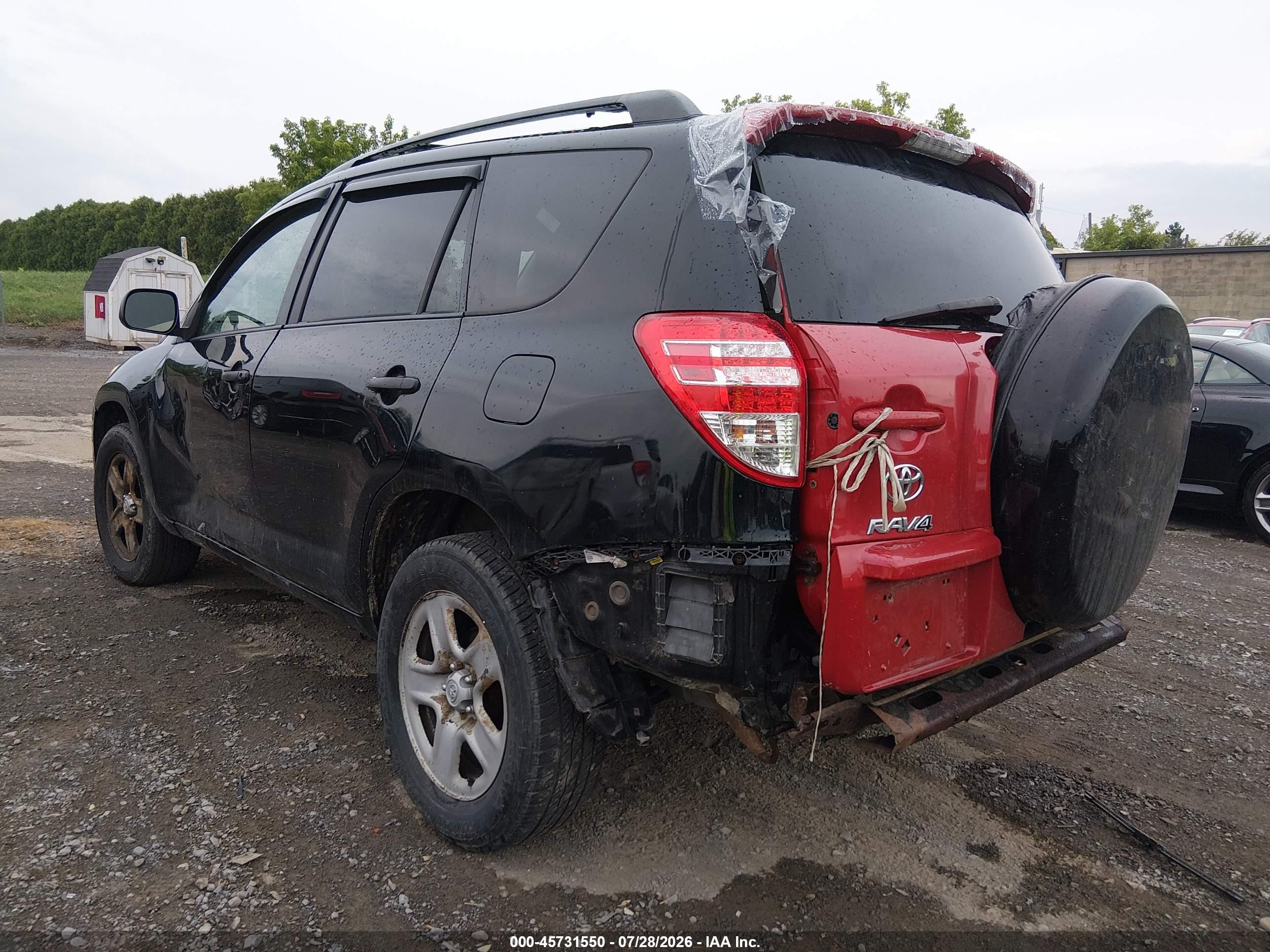 2012 Toyota Rav4   Black vin: 2T3BF4DV8CW188156