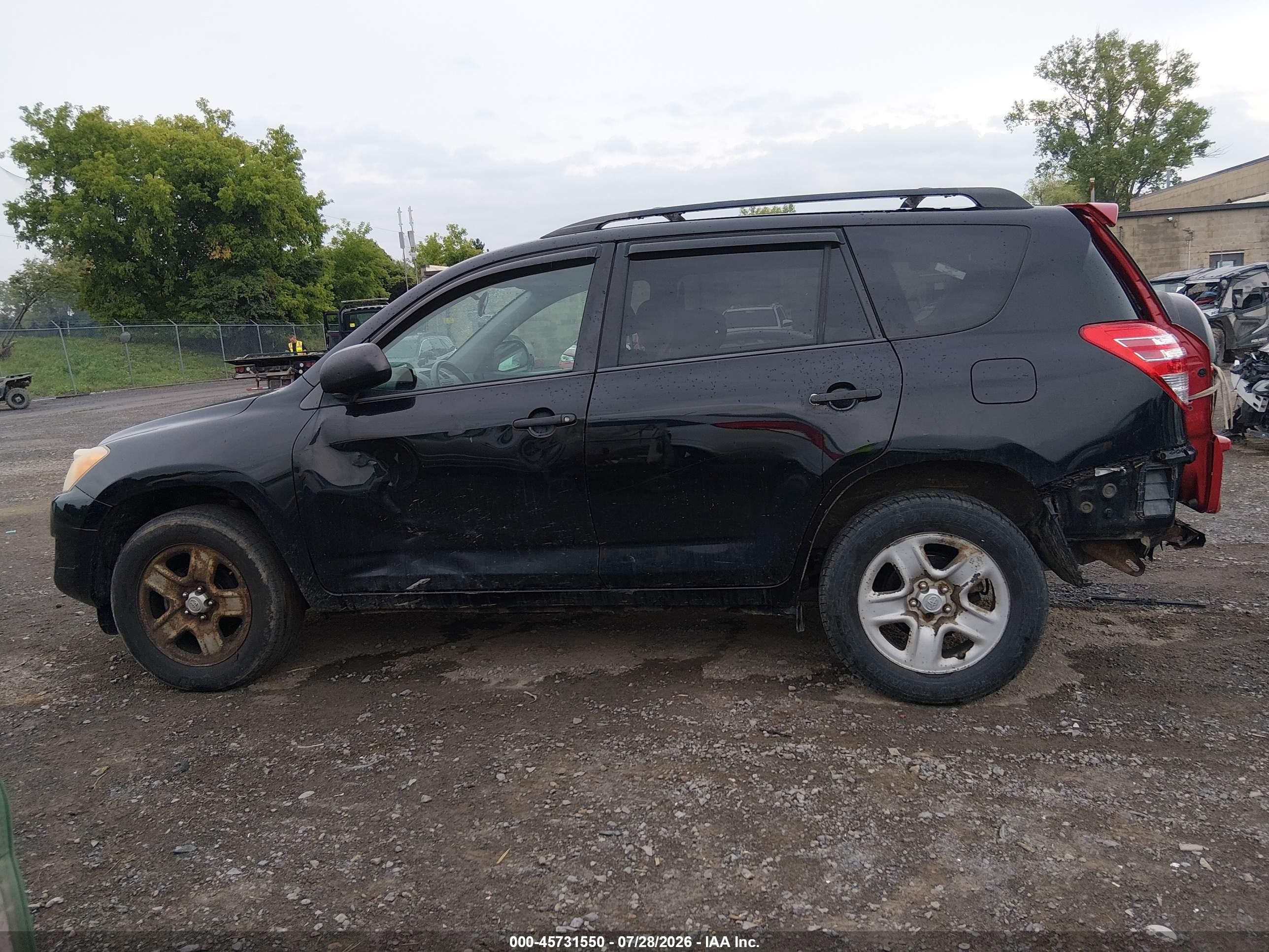 2012 Toyota Rav4   Black vin: 2T3BF4DV8CW188156