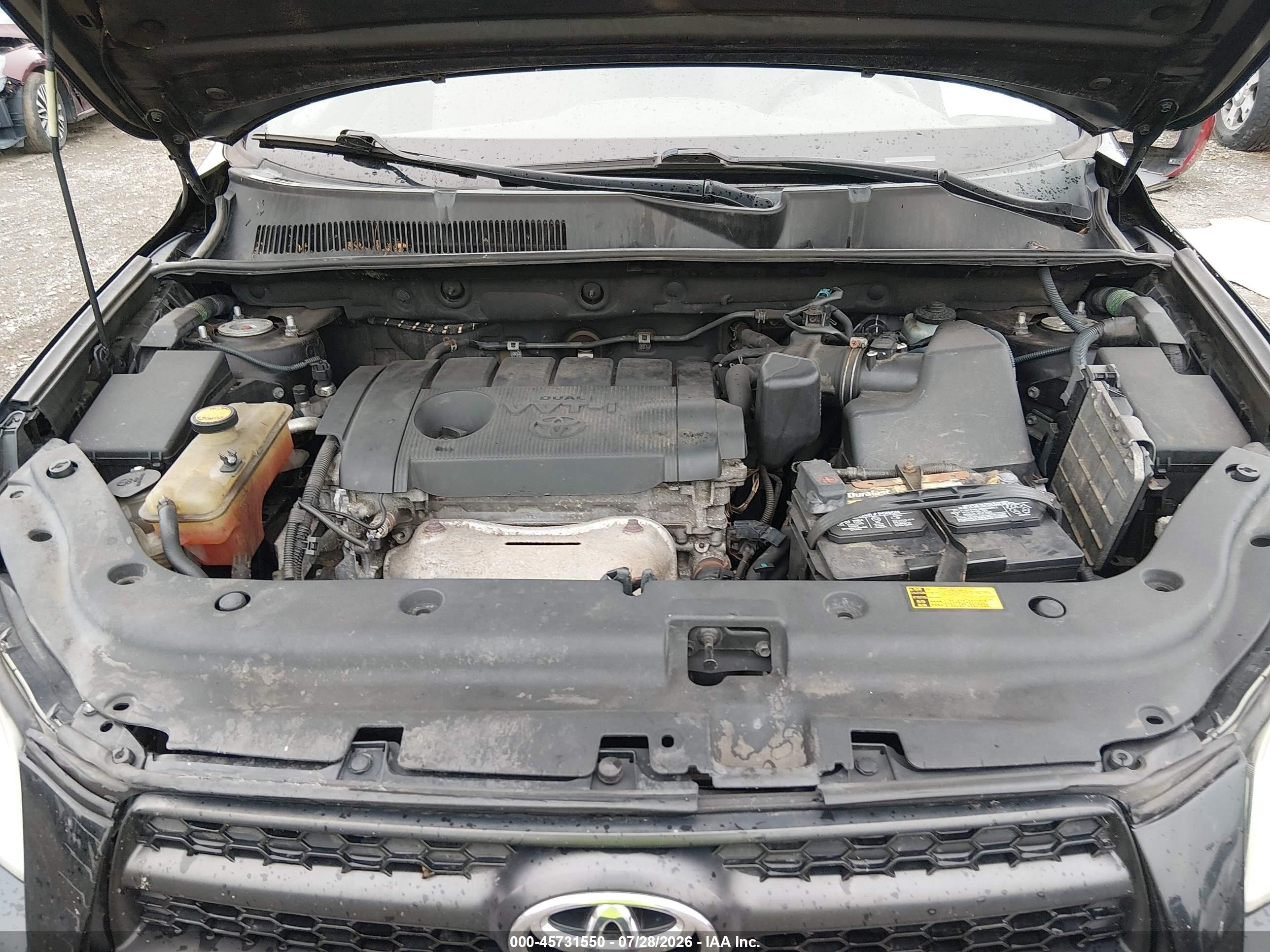 2012 Toyota Rav4   Black vin: 2T3BF4DV8CW188156