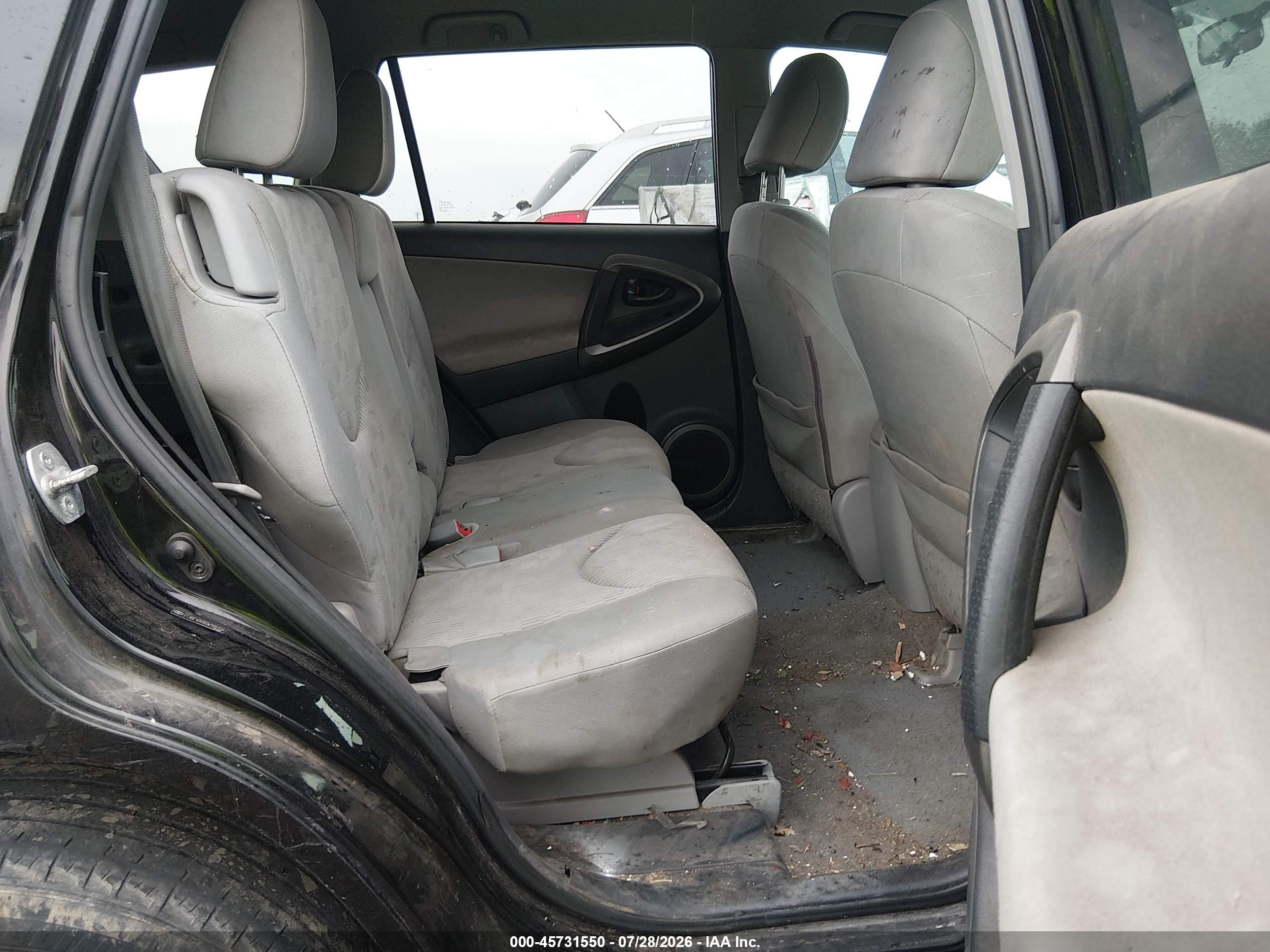 2012 Toyota Rav4   Black vin: 2T3BF4DV8CW188156