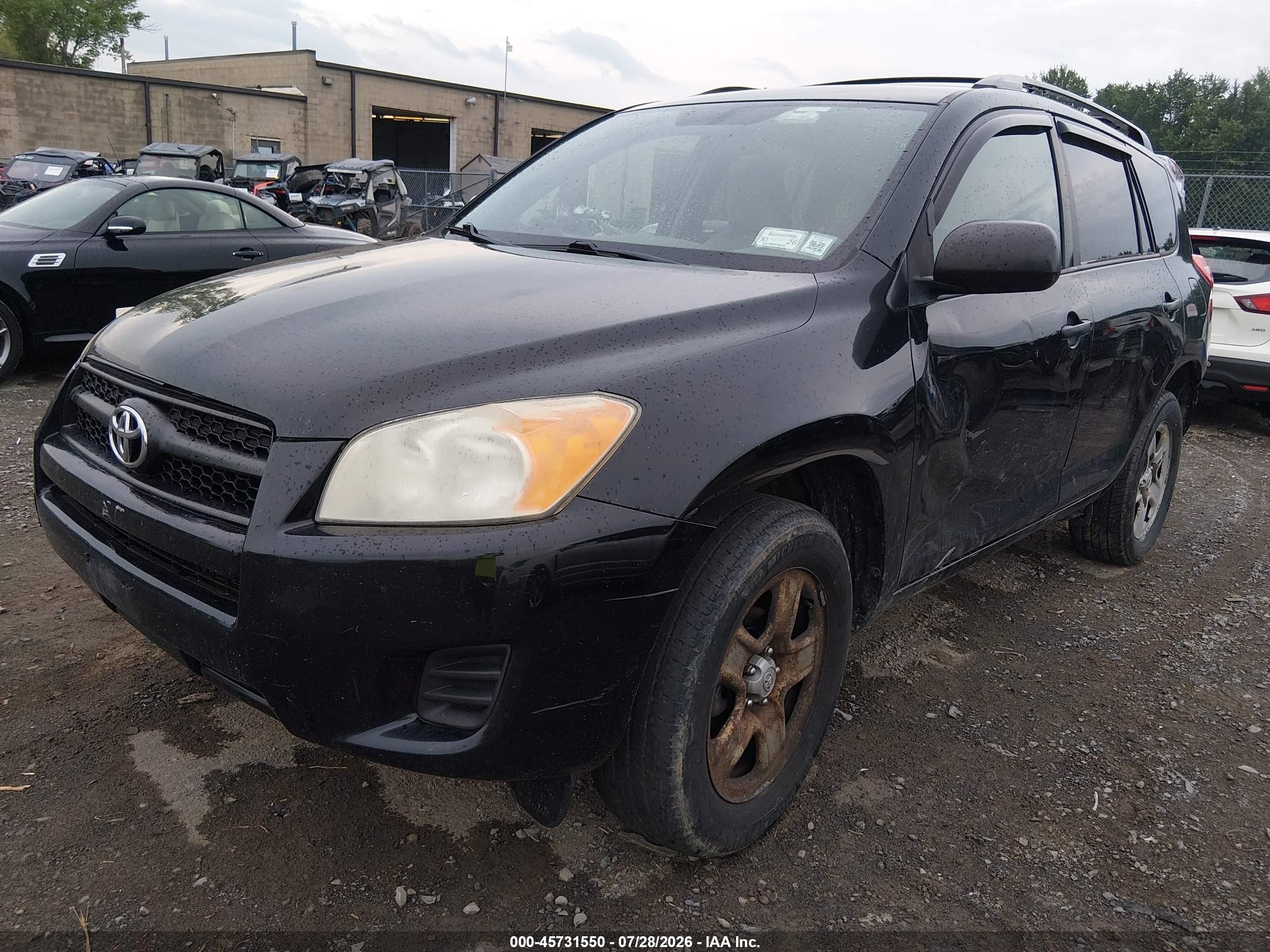 2012 Toyota Rav4   Black vin: 2T3BF4DV8CW188156