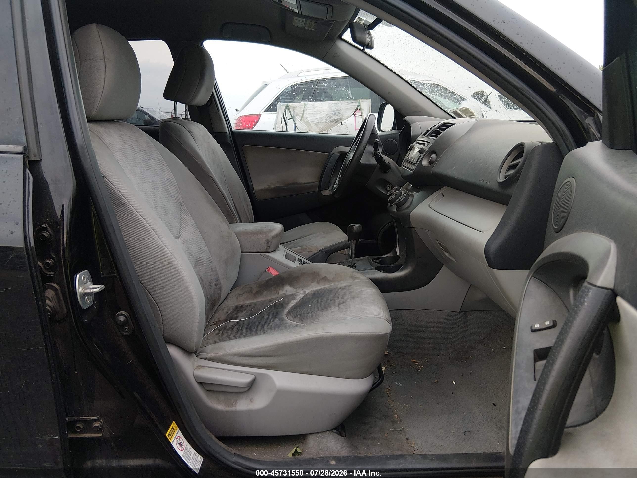 2012 Toyota Rav4   Black vin: 2T3BF4DV8CW188156