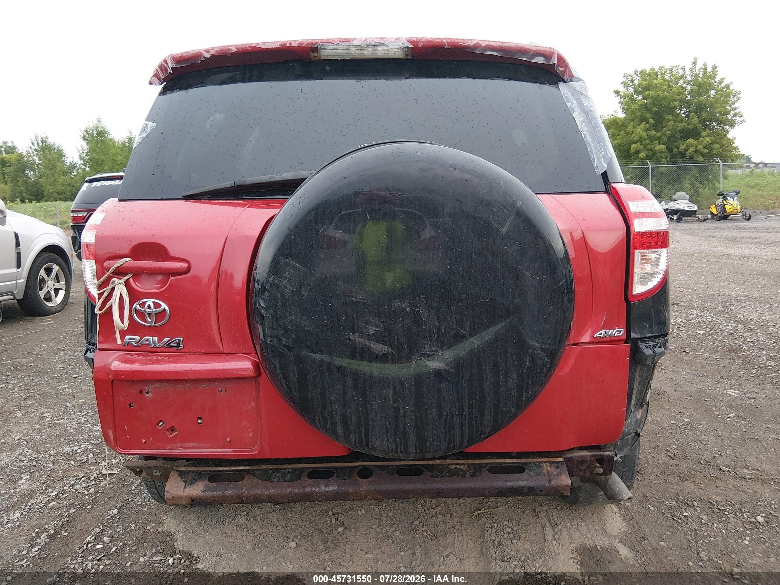 2012 Toyota Rav4   Black vin: 2T3BF4DV8CW188156