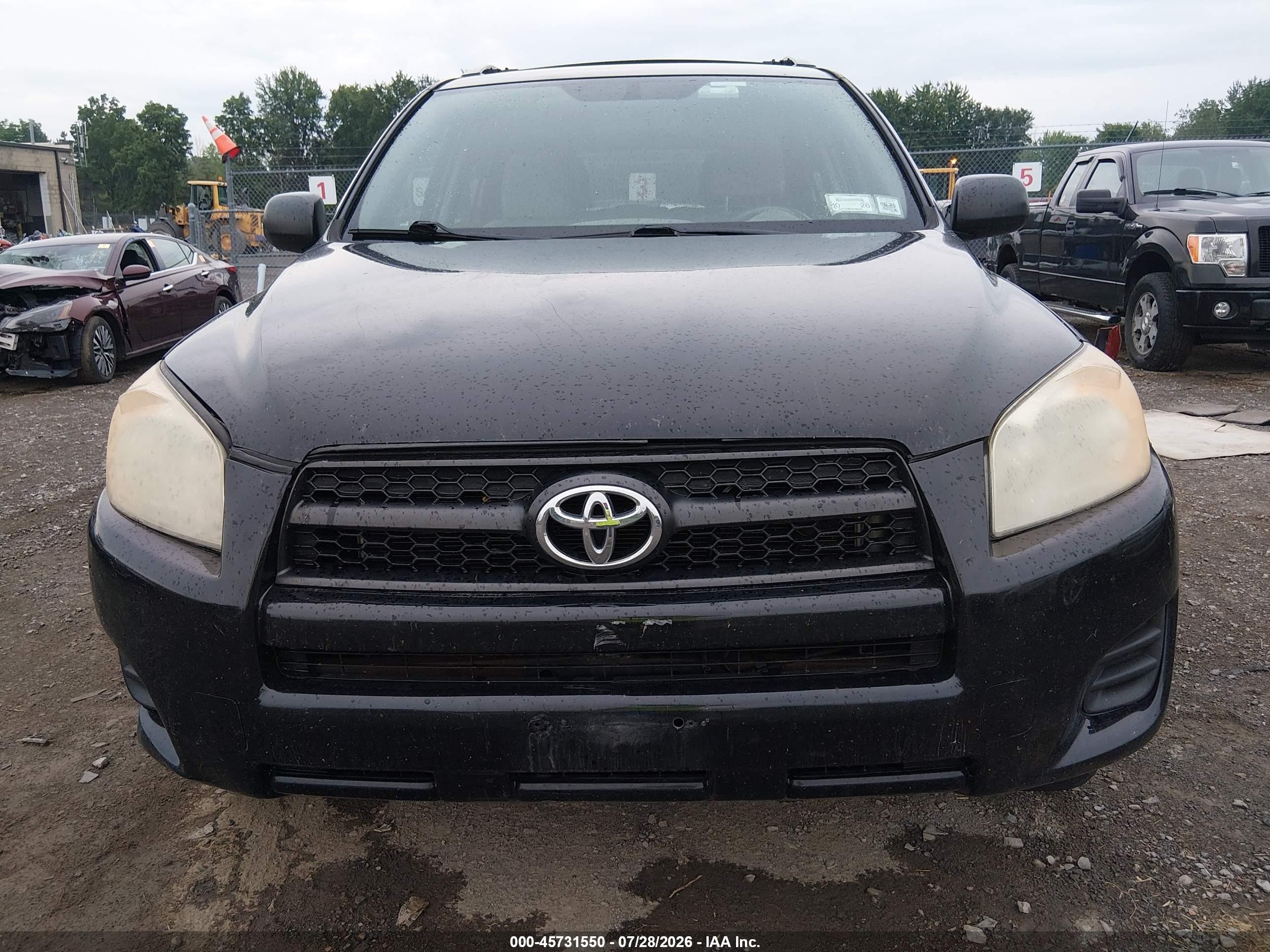2012 Toyota Rav4   Black vin: 2T3BF4DV8CW188156