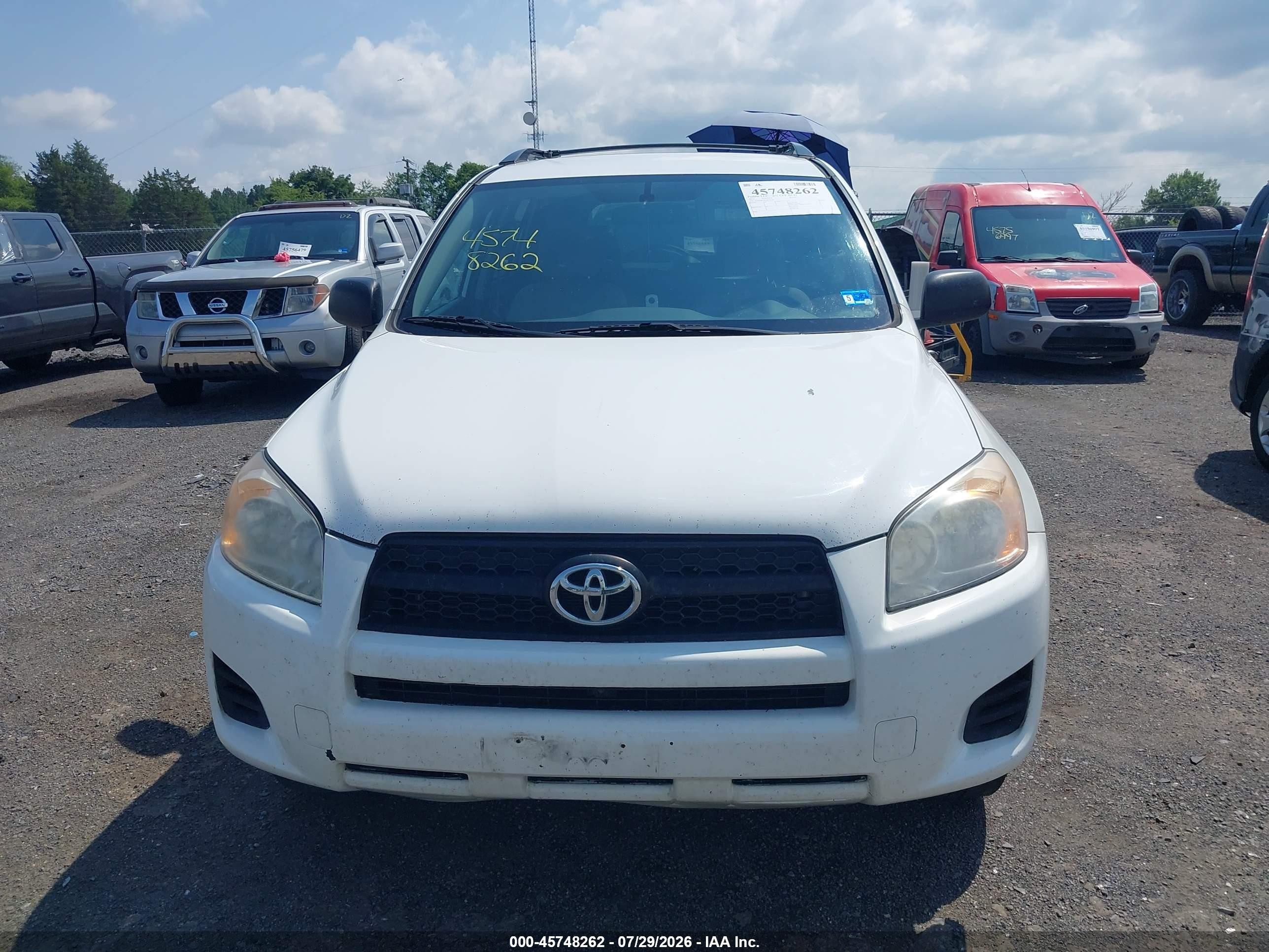 2012 Toyota Rav4   Белый vin: 2T3BF4DV8CW196788