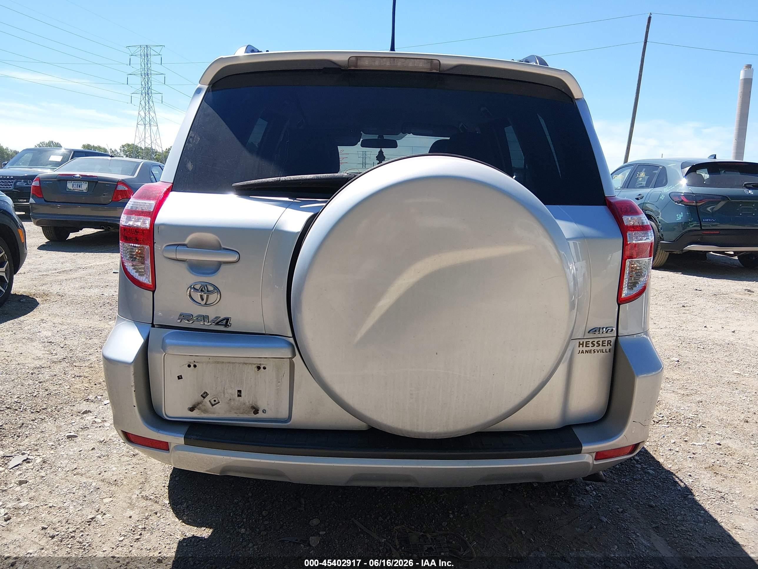 2012 Toyota Rav4   Silver vin: 2T3BF4DV8CW211998