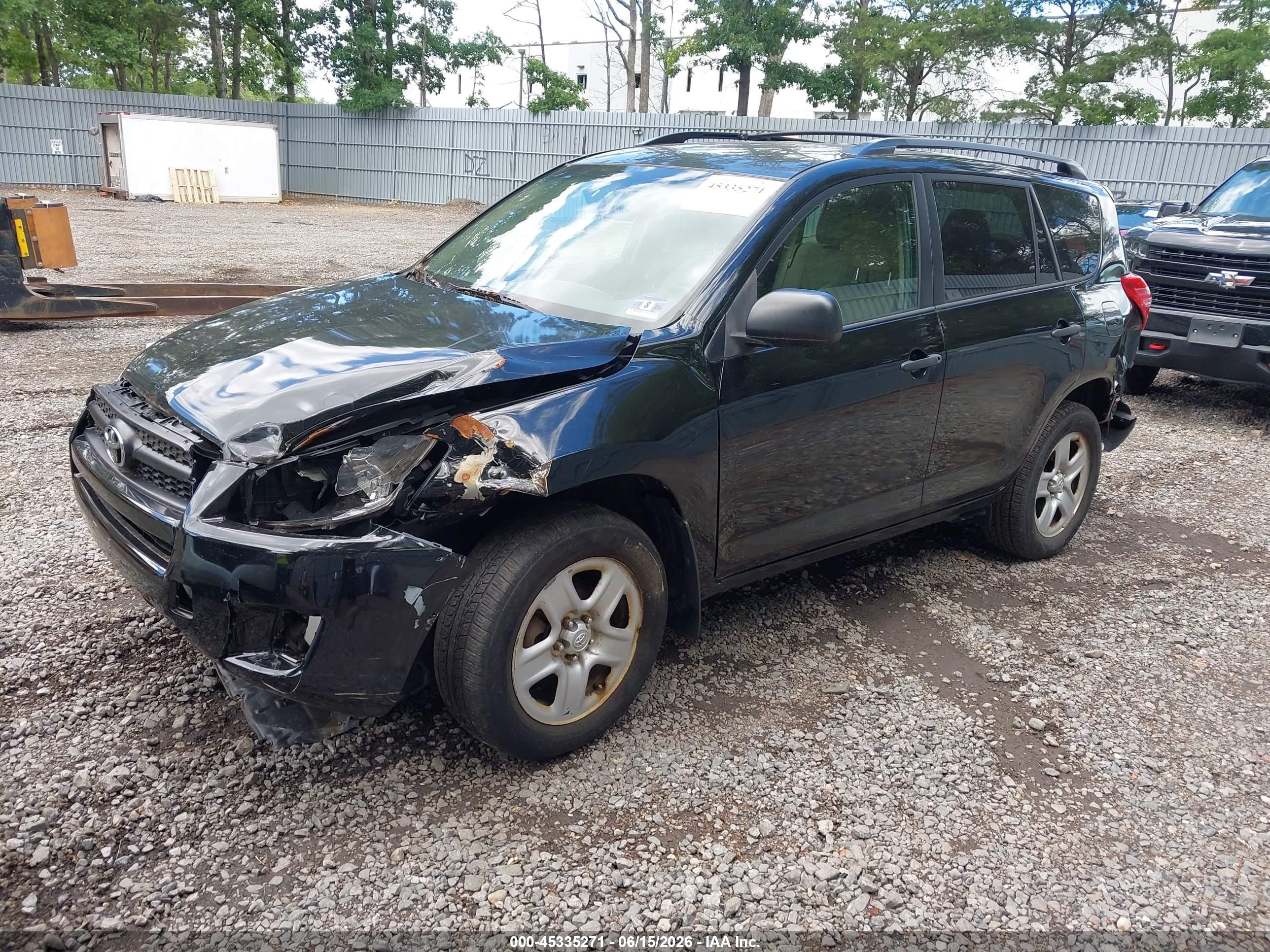 2012 Toyota Rav4   Black vin: 2T3BF4DV8CW212830