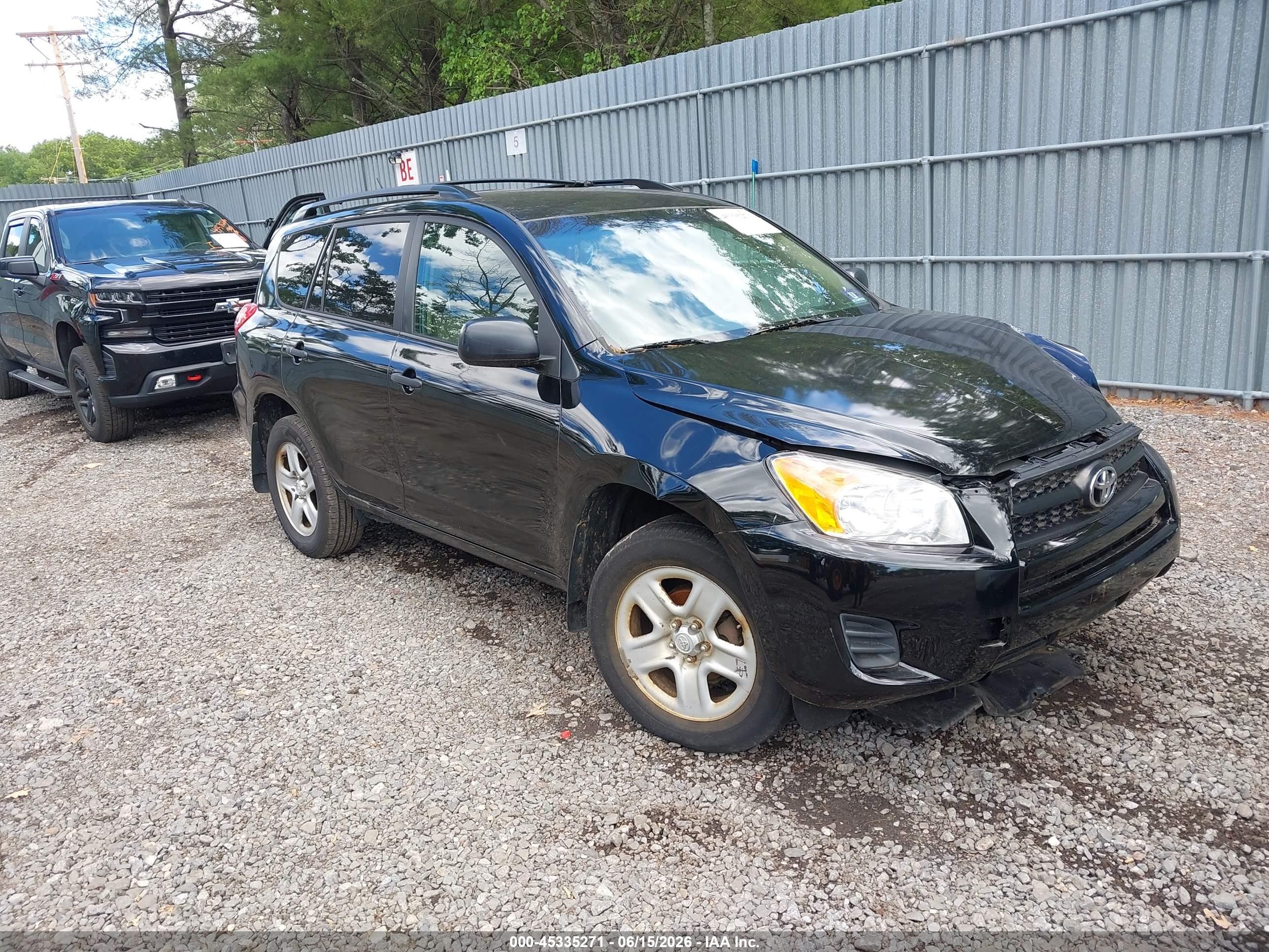 2012 Toyota Rav4   Black vin: 2T3BF4DV8CW212830