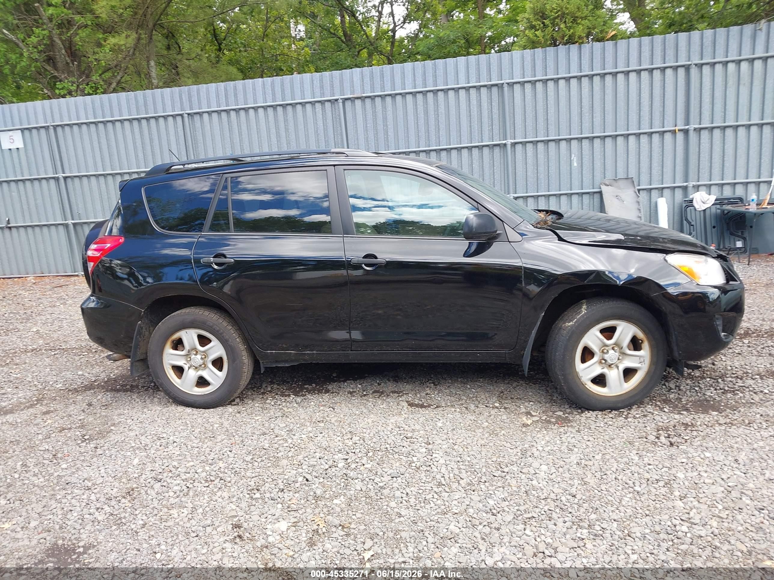 2012 Toyota Rav4   Black vin: 2T3BF4DV8CW212830