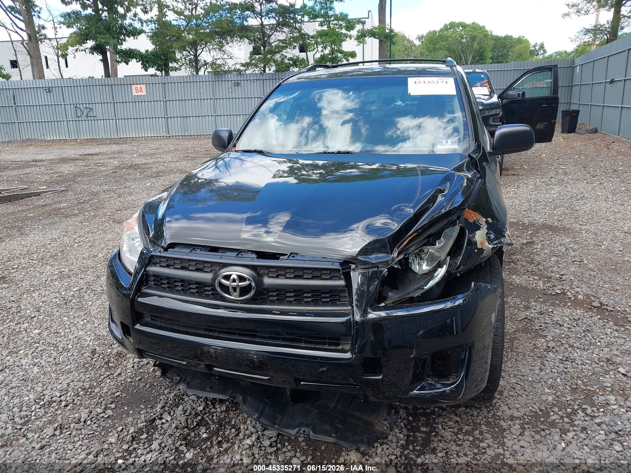 2012 Toyota Rav4   Black vin: 2T3BF4DV8CW212830