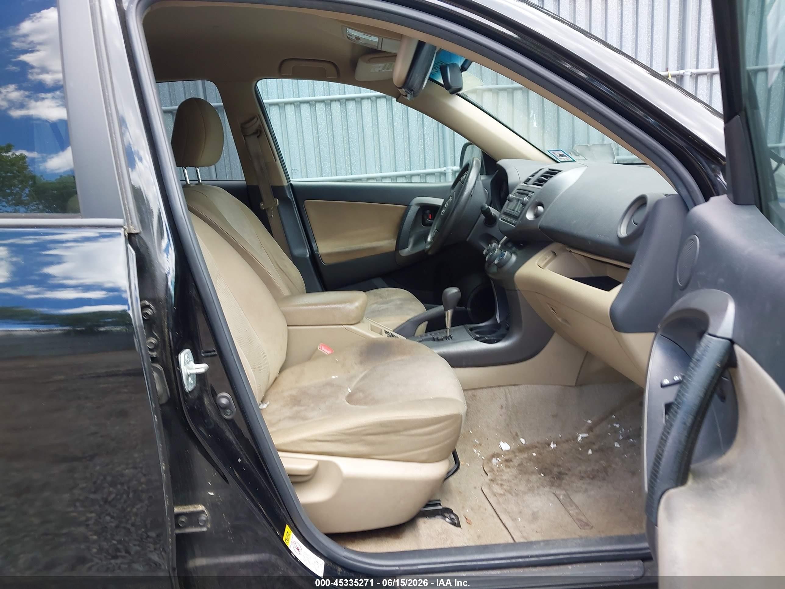 2012 Toyota Rav4   Black vin: 2T3BF4DV8CW212830